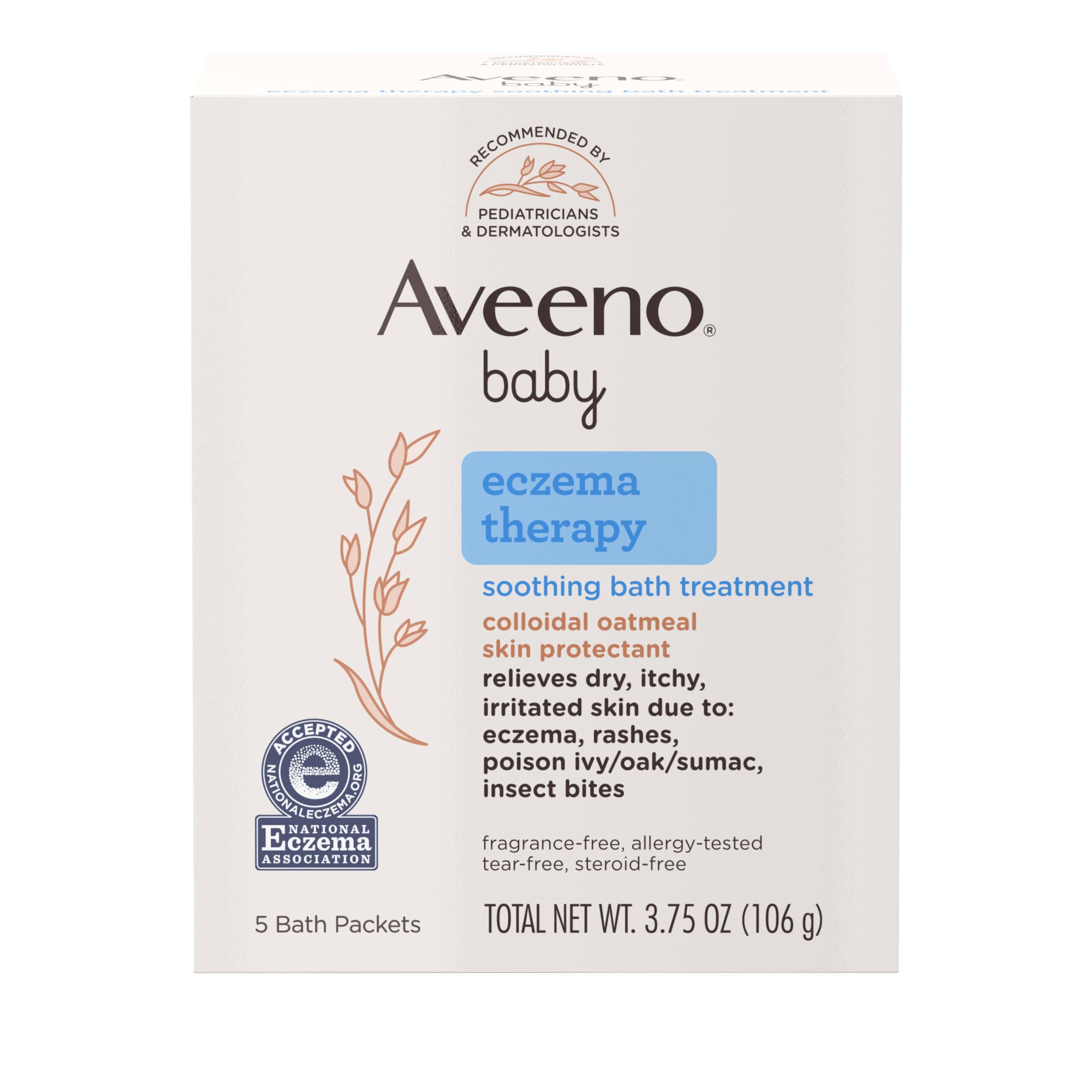 aveeno-baby-soothing-bath-treatment-colloidal-oatmeal-packets-for-eczema-relief- image 1