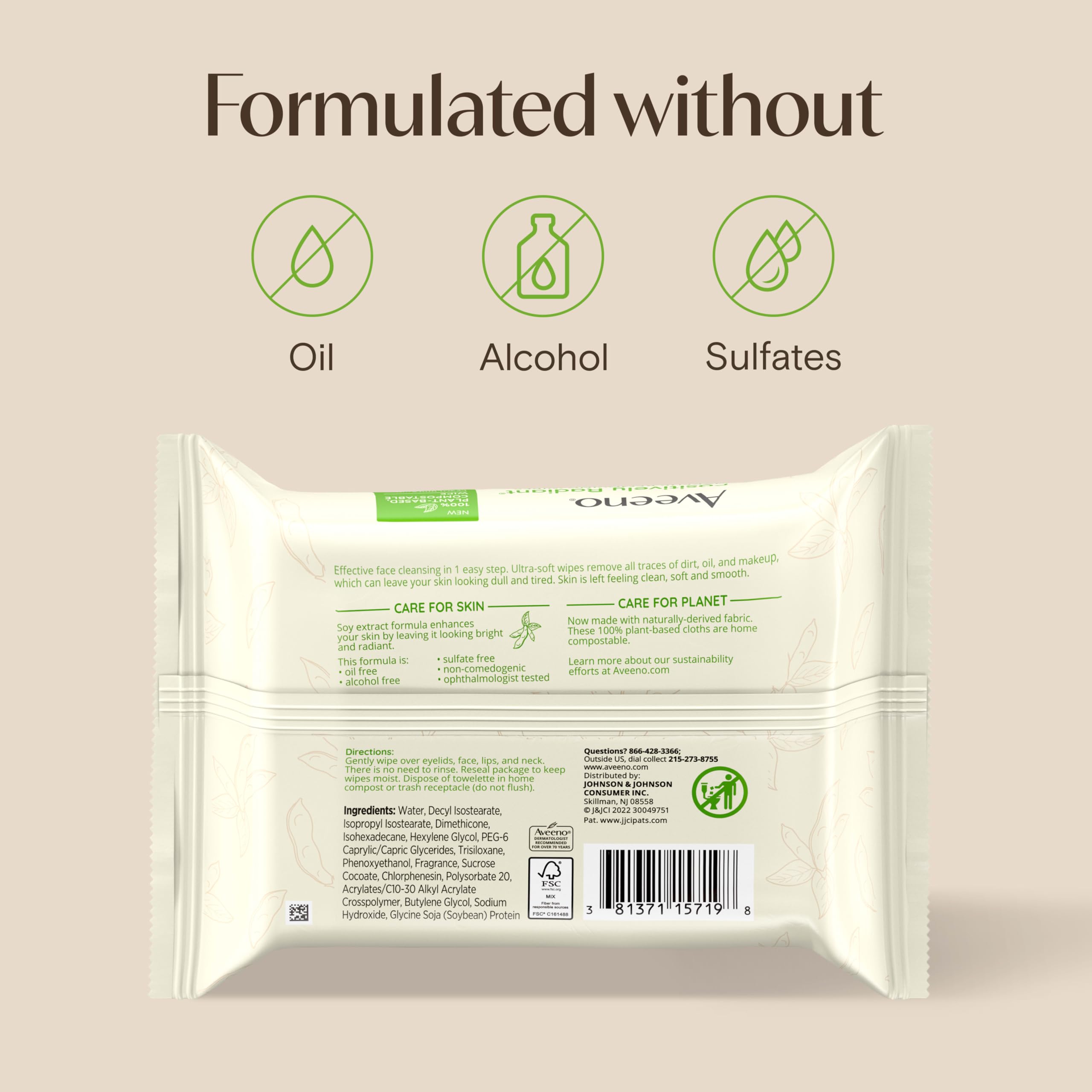 aveeno-positively-radiant-alcohol-free-makeup-removing-wipes-for-face-with-soy-u image 8