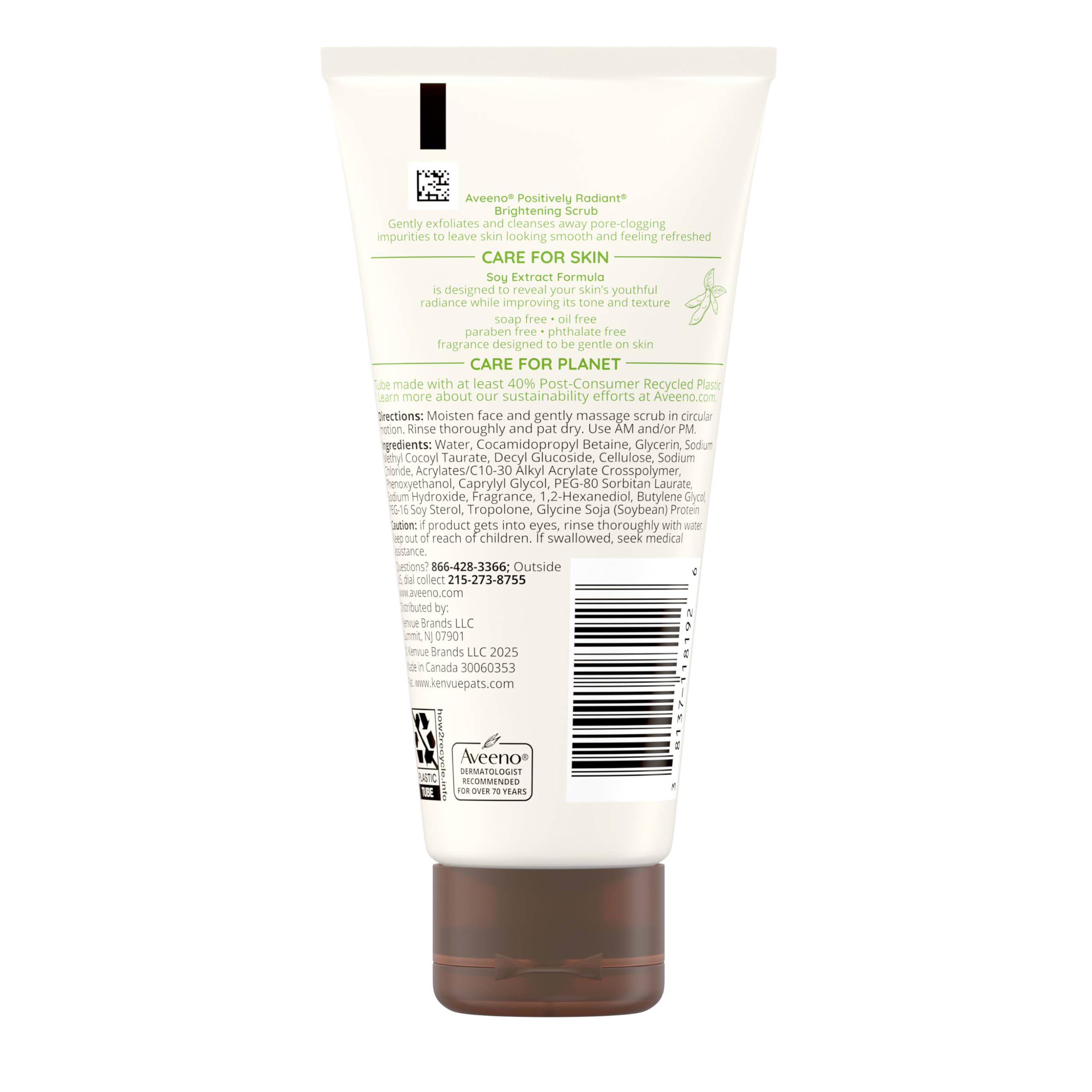 aveeno-positively-radiant-skin-brightening-exfoliating-daily-facial-scrub-travel image 5