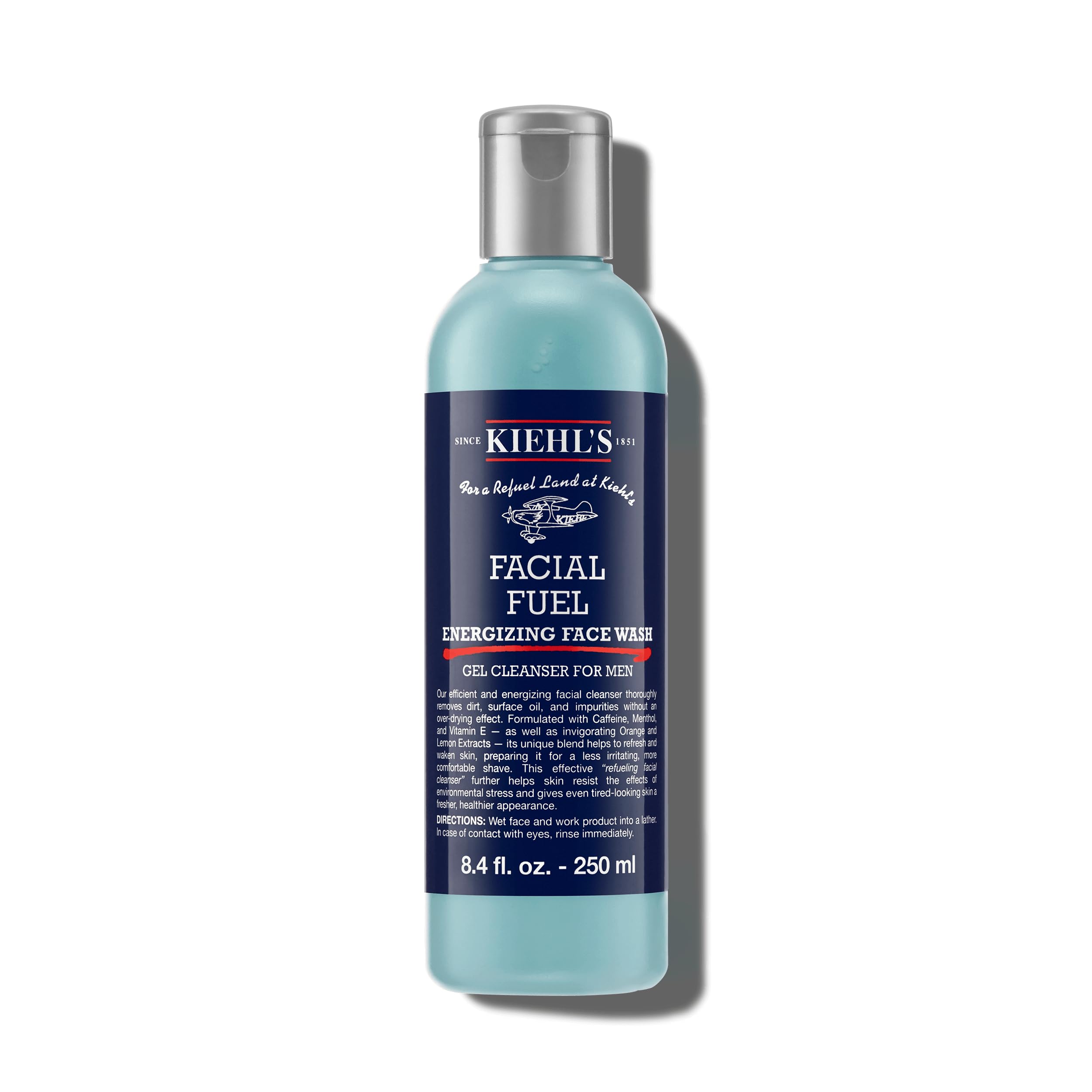 kiehl-s-facial-fuel-face-wash-refreshing-invigorating-men-s-gel-cleanser-with-ca image 1