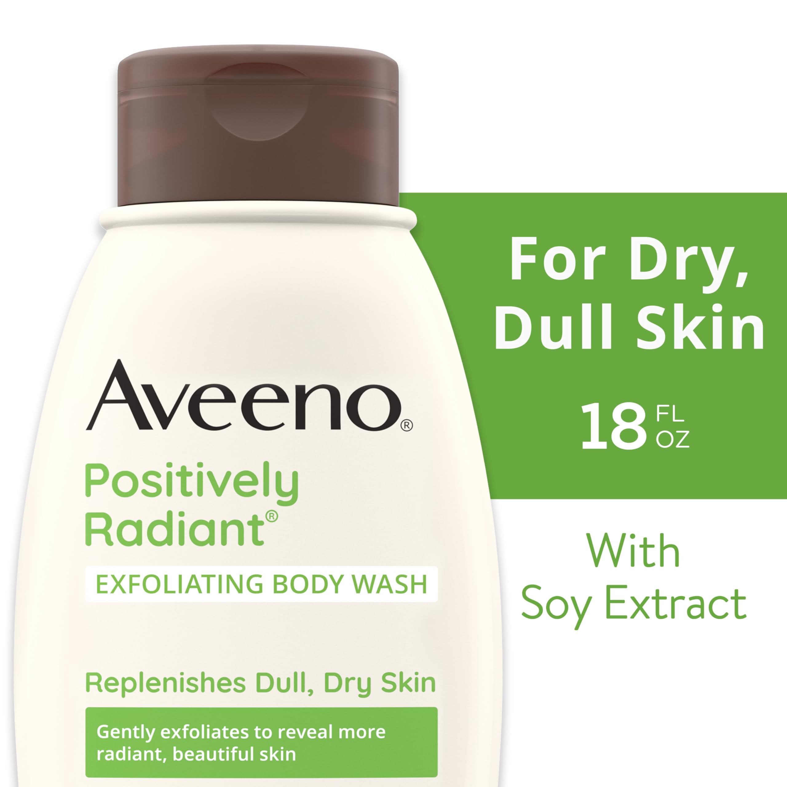aveeno-positively-radiant-exfoliating-body-wash-with-soy-extract-18-fl-oz-pack-o image 2