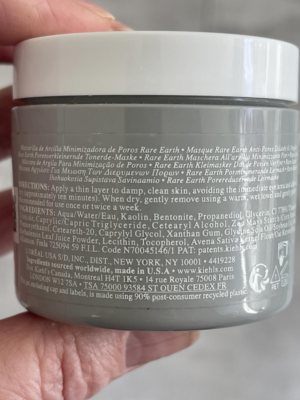 Pores look smaller