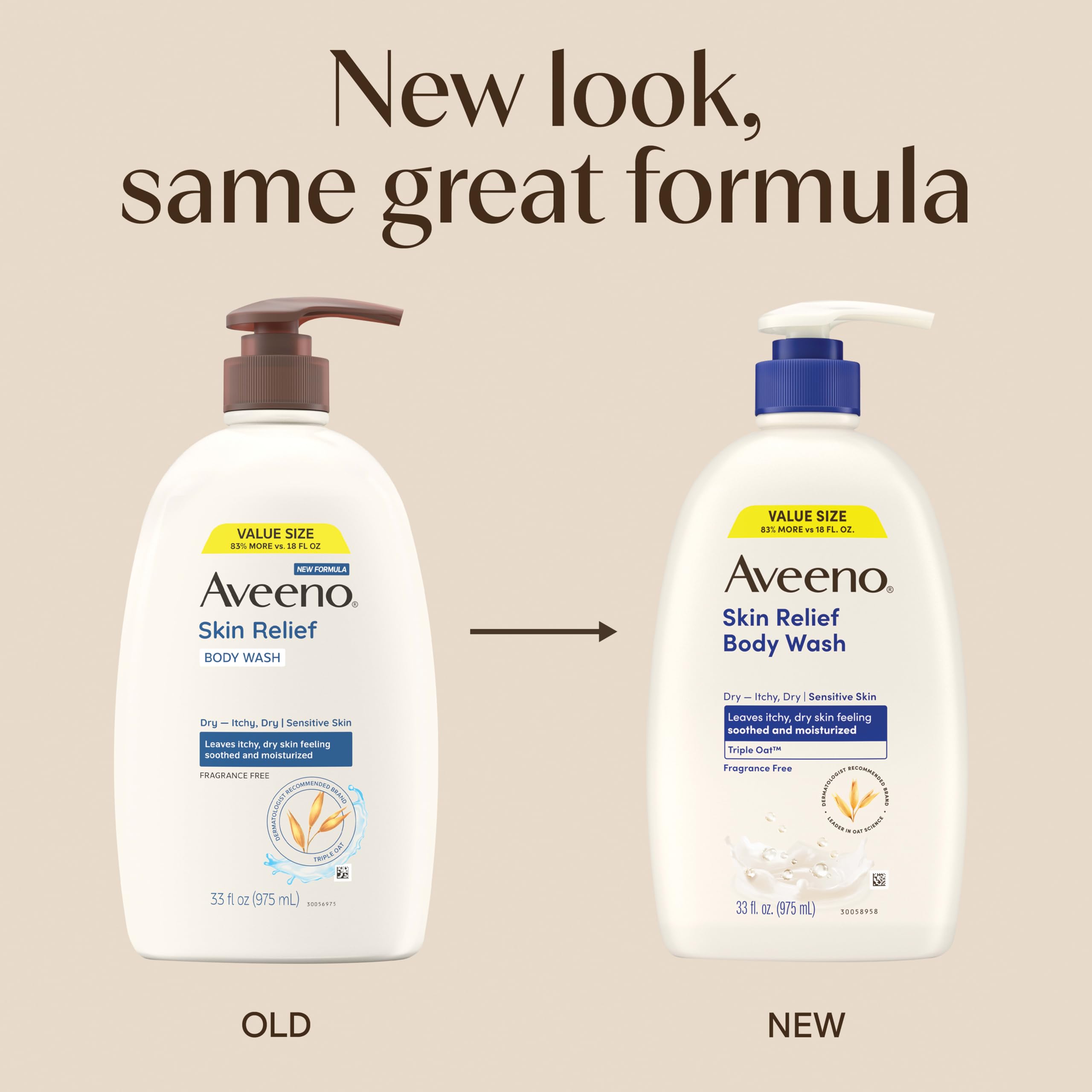aveeno-skin-relief-body-wash-value-size-33-fl-oz-fragrance-free-gentle-daily-bod image 2