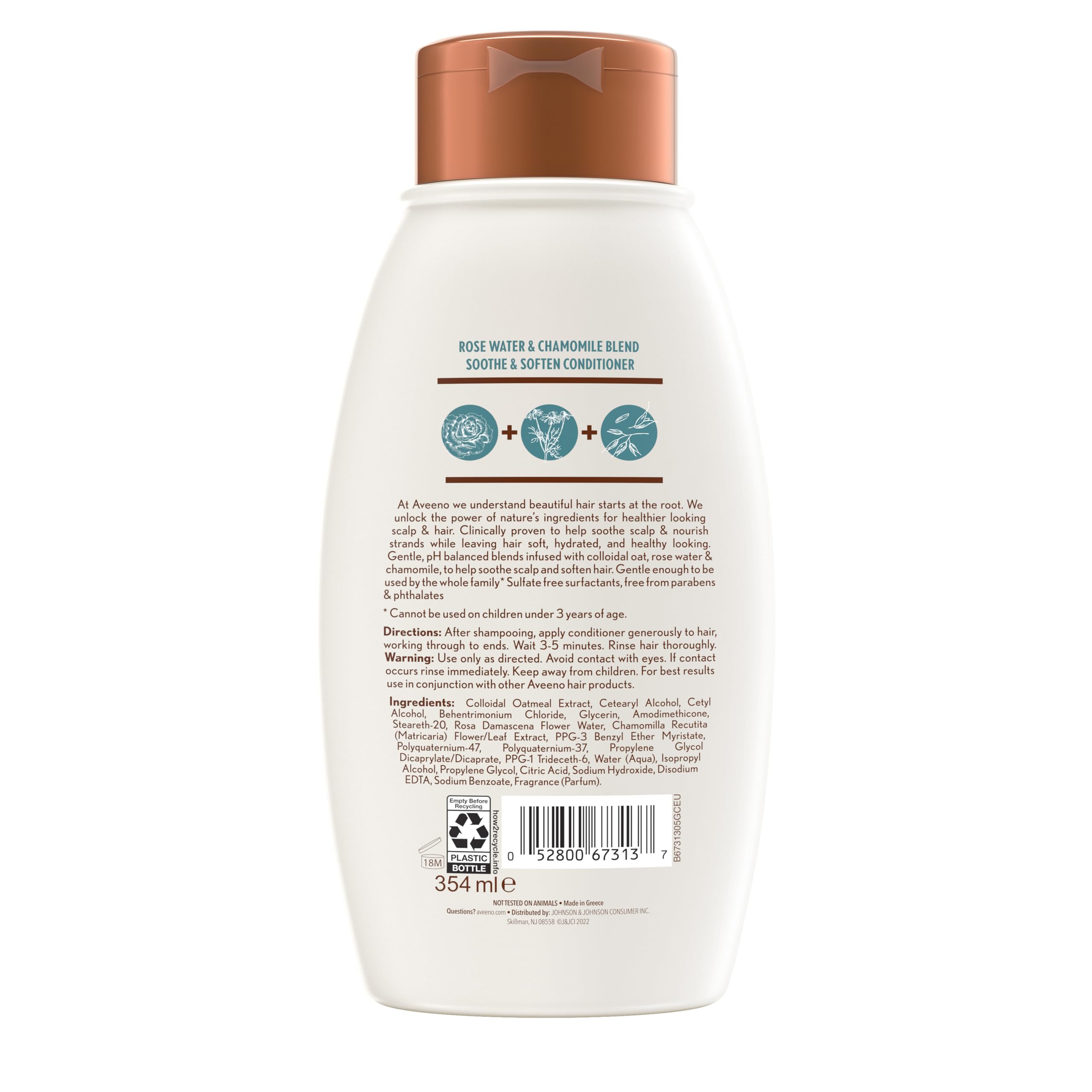 aveeno-rose-water-chamomile-conditioner-for-dry-hair-hydrating-12-fl-oz image 8