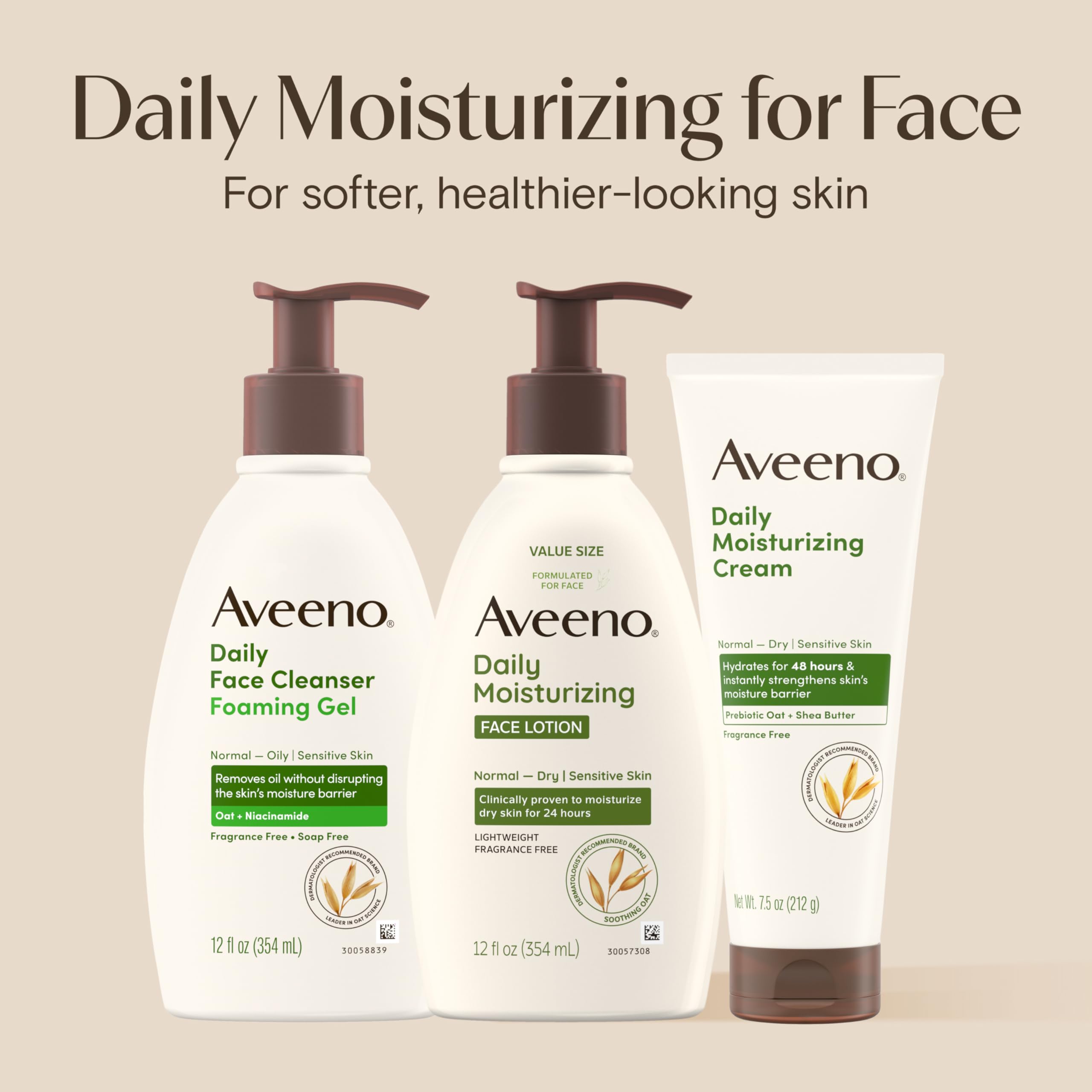 aveeno-daily-moisturizing-face-lotion-with-prebiotic-oat-fragrance-free-12-fl-oz image 5