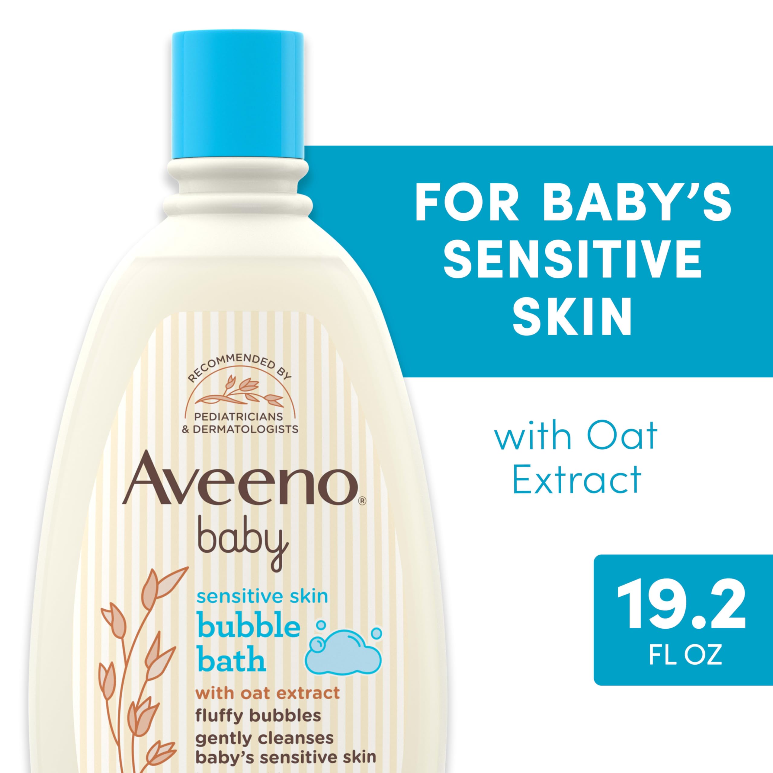 aveeno-baby-sensitive-skin-bubble-bath-with-oat-extract-gently-cleanses-and-hydr image 2