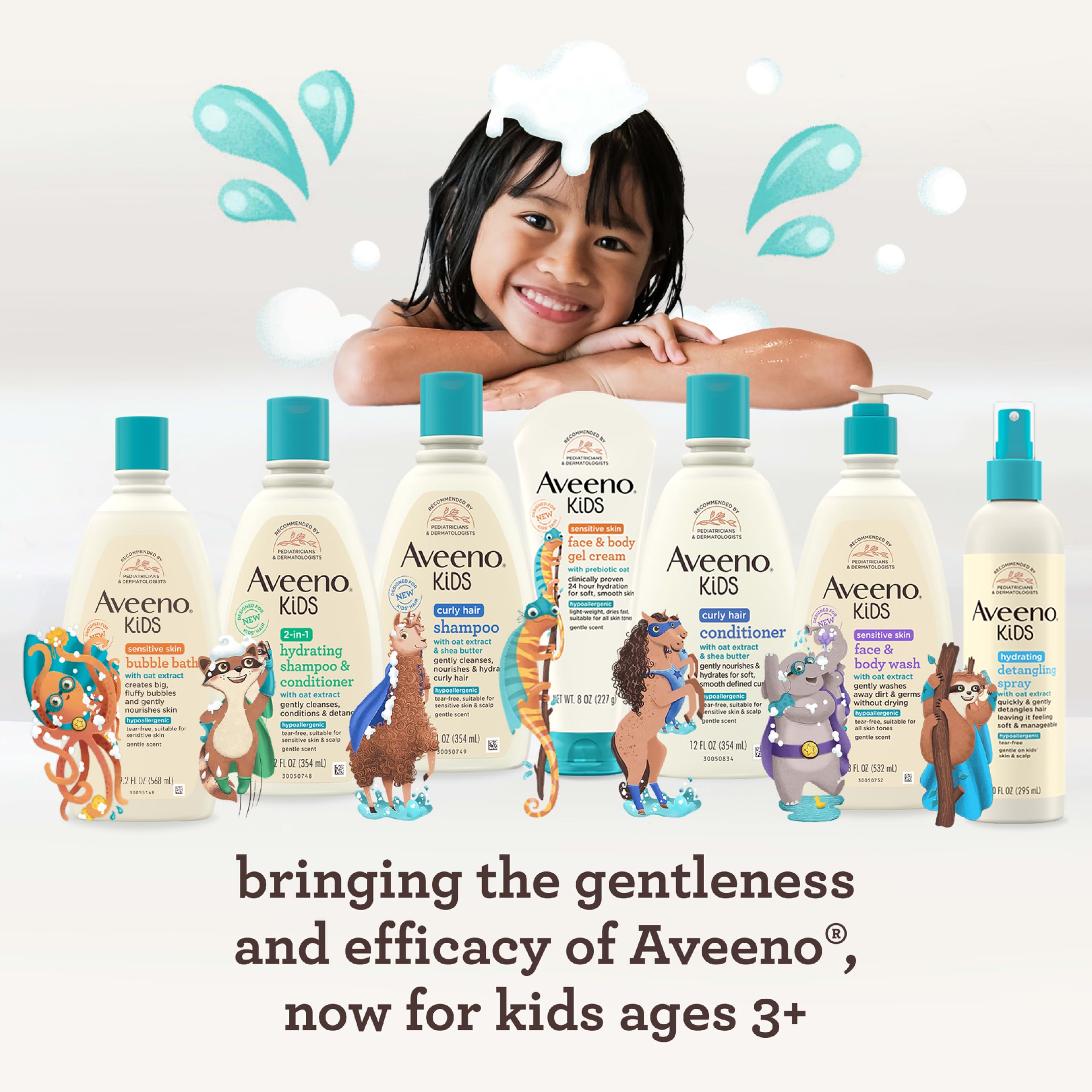 aveeno-kids-bubble-bath-sensitive-skin-19-2-oz-gentle-oat-extract-formula-parabe image 6