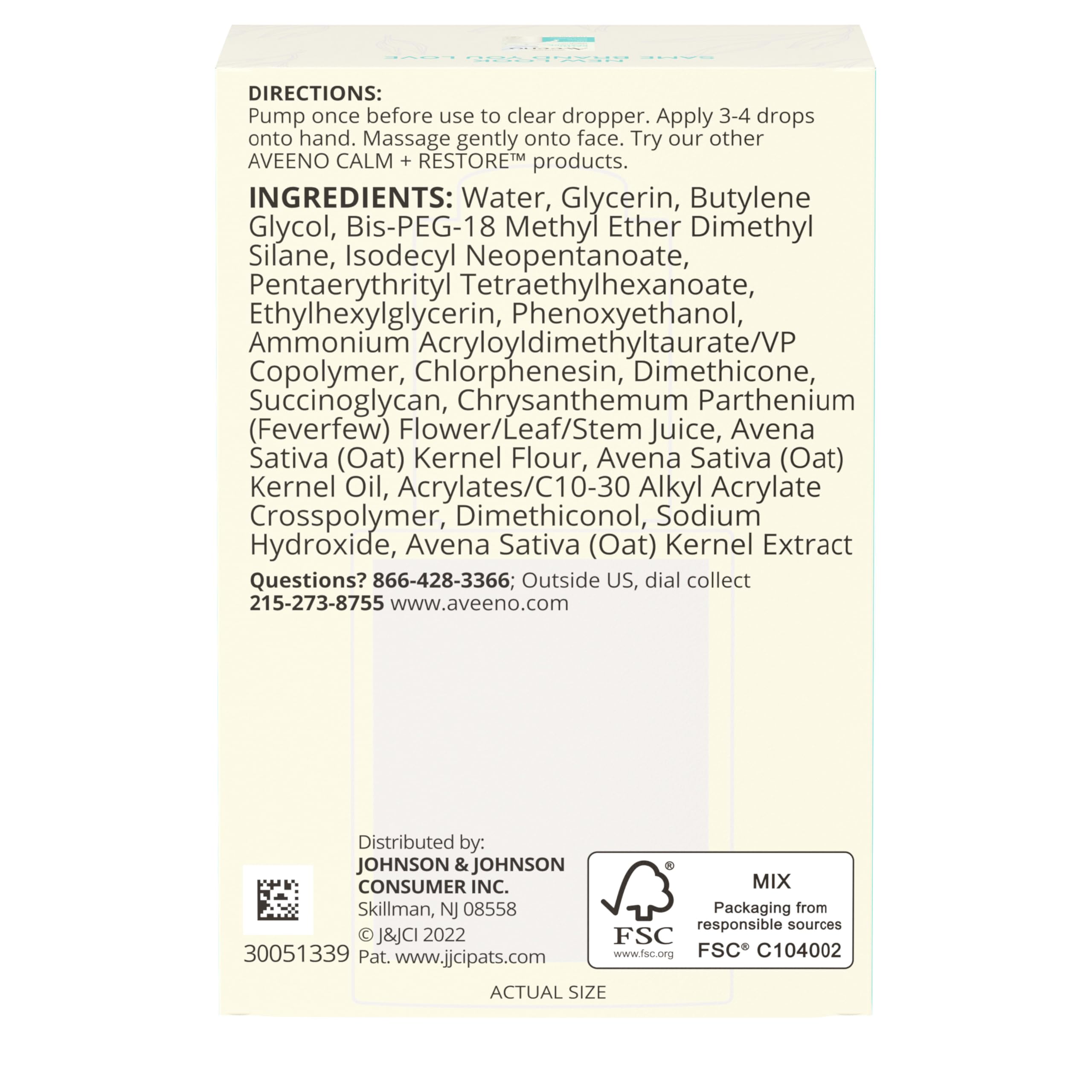 aveeno-skin-care-bundle-for-sensitive-skin-calm-restore-triple-oat-hydrating-fac image 8