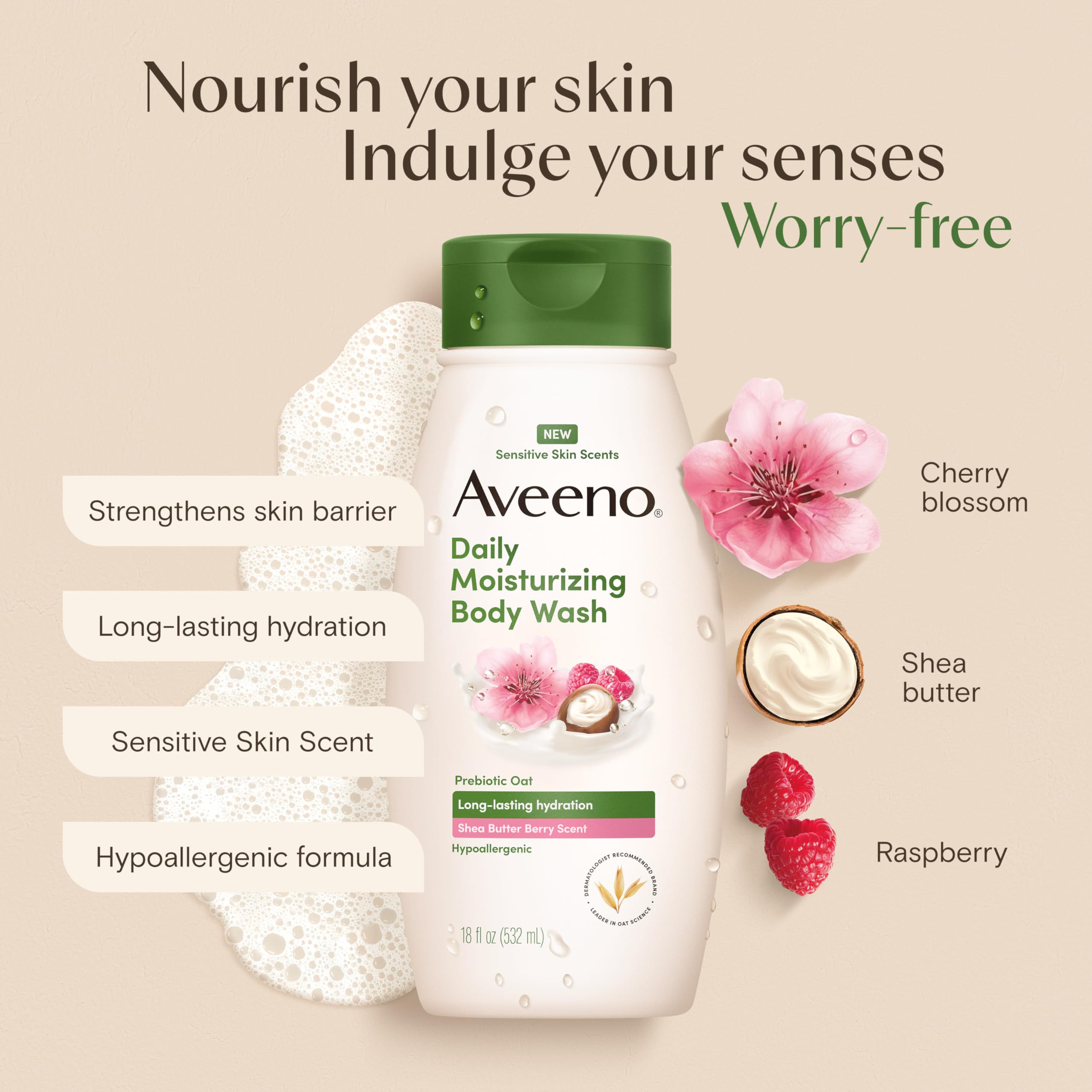 aveeno-daily-moisturizing-body-wash-with-prebiotic-oat-shea-butter-berry-scent-h image 3