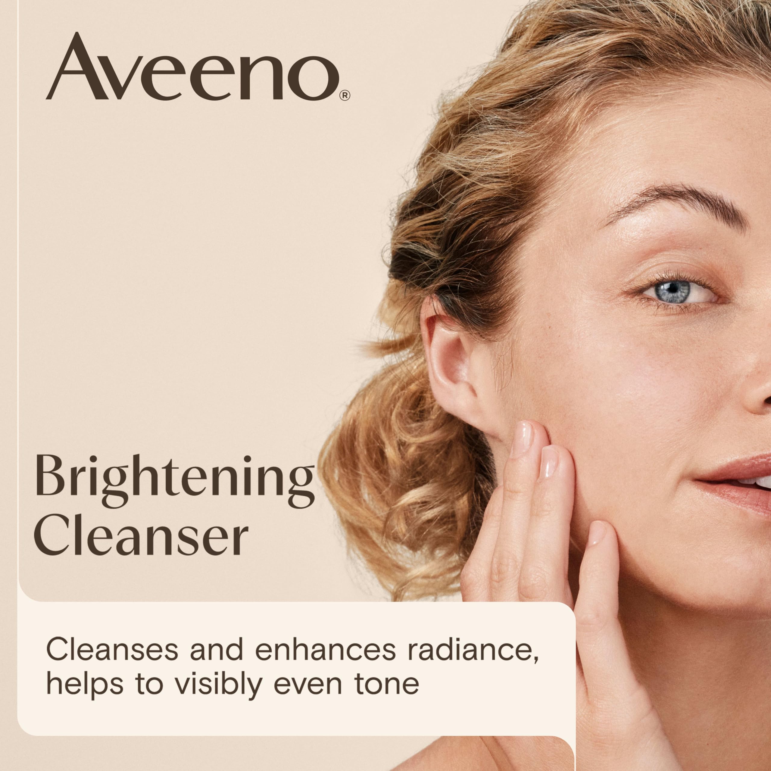 aveeno-positively-radiant-brightening-facial-cleanser-with-soy-extract-for-even- image 2