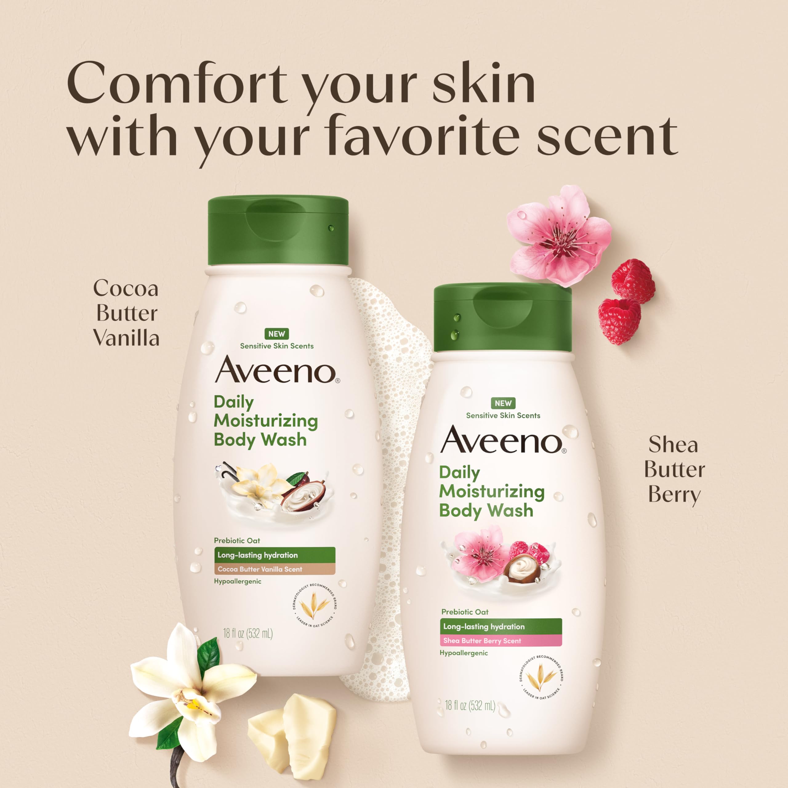 aveeno-daily-moisturizing-body-wash-with-prebiotic-oat-shea-butter-berry-scent-h image 6