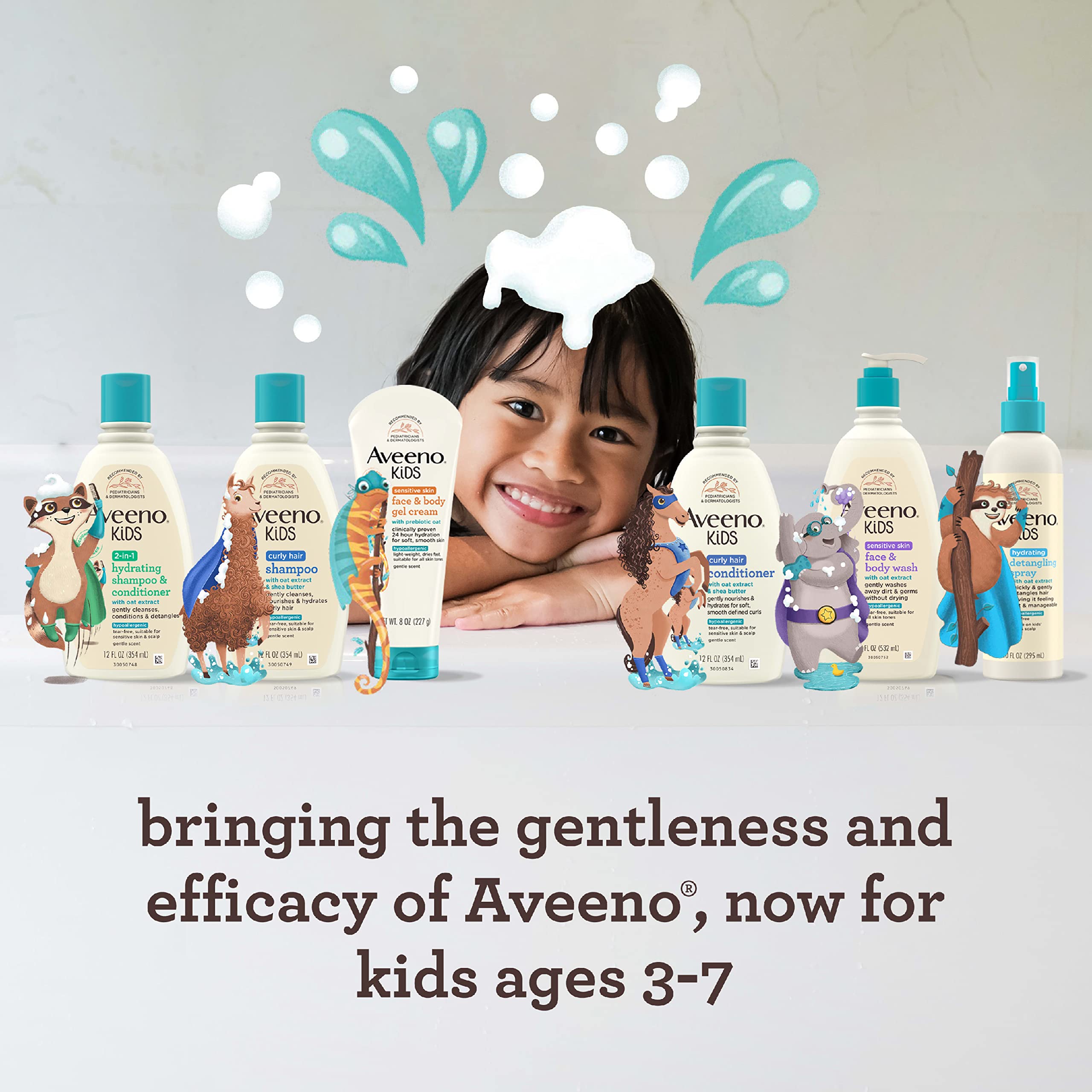 aveeno-kids-hydrating-detangling-spray-with-oat-extract-tear-free-gentle-for-sen image 6