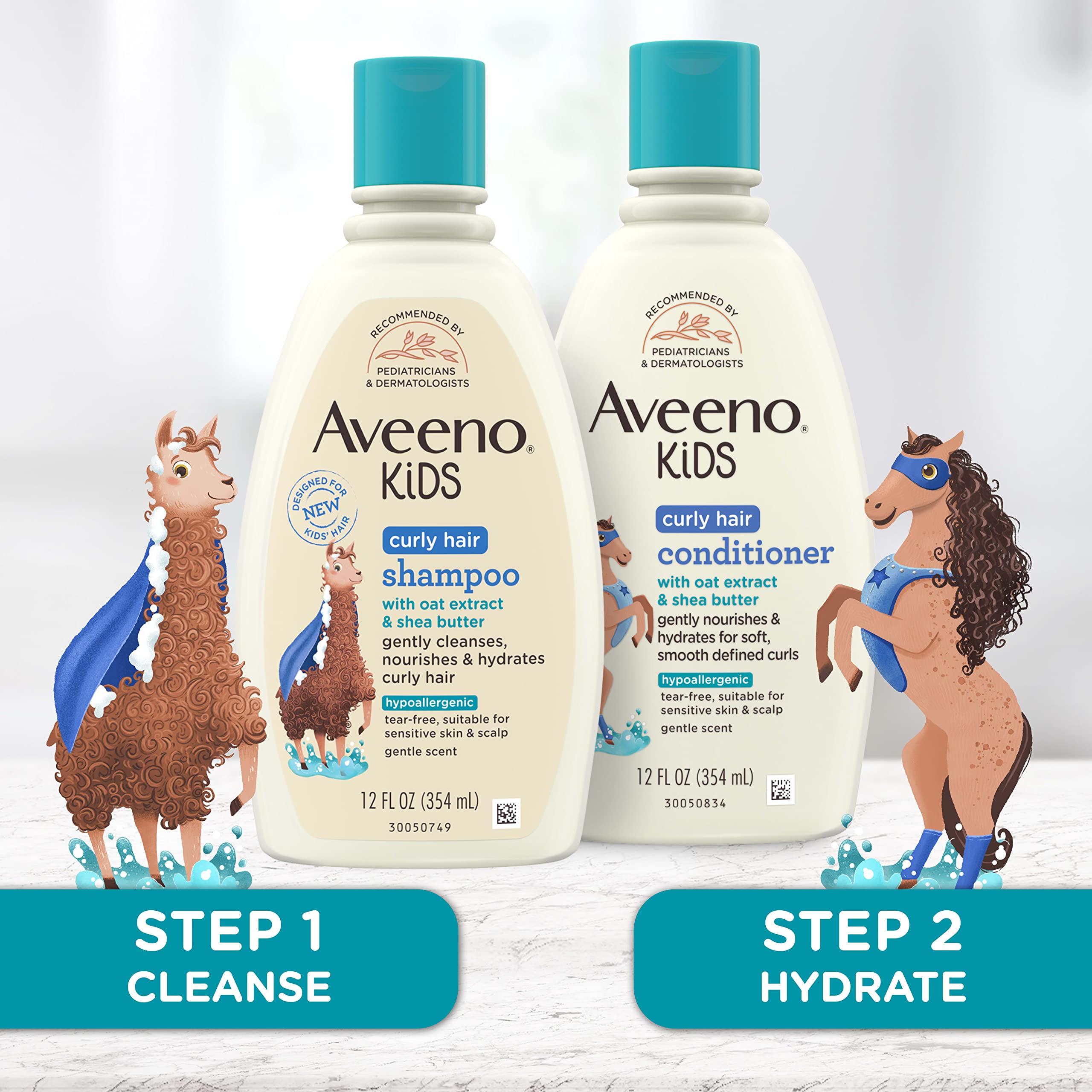 aveeno-kids-curly-hair-conditioner-with-oat-extract-shea-butter-12-fl-oz image 3