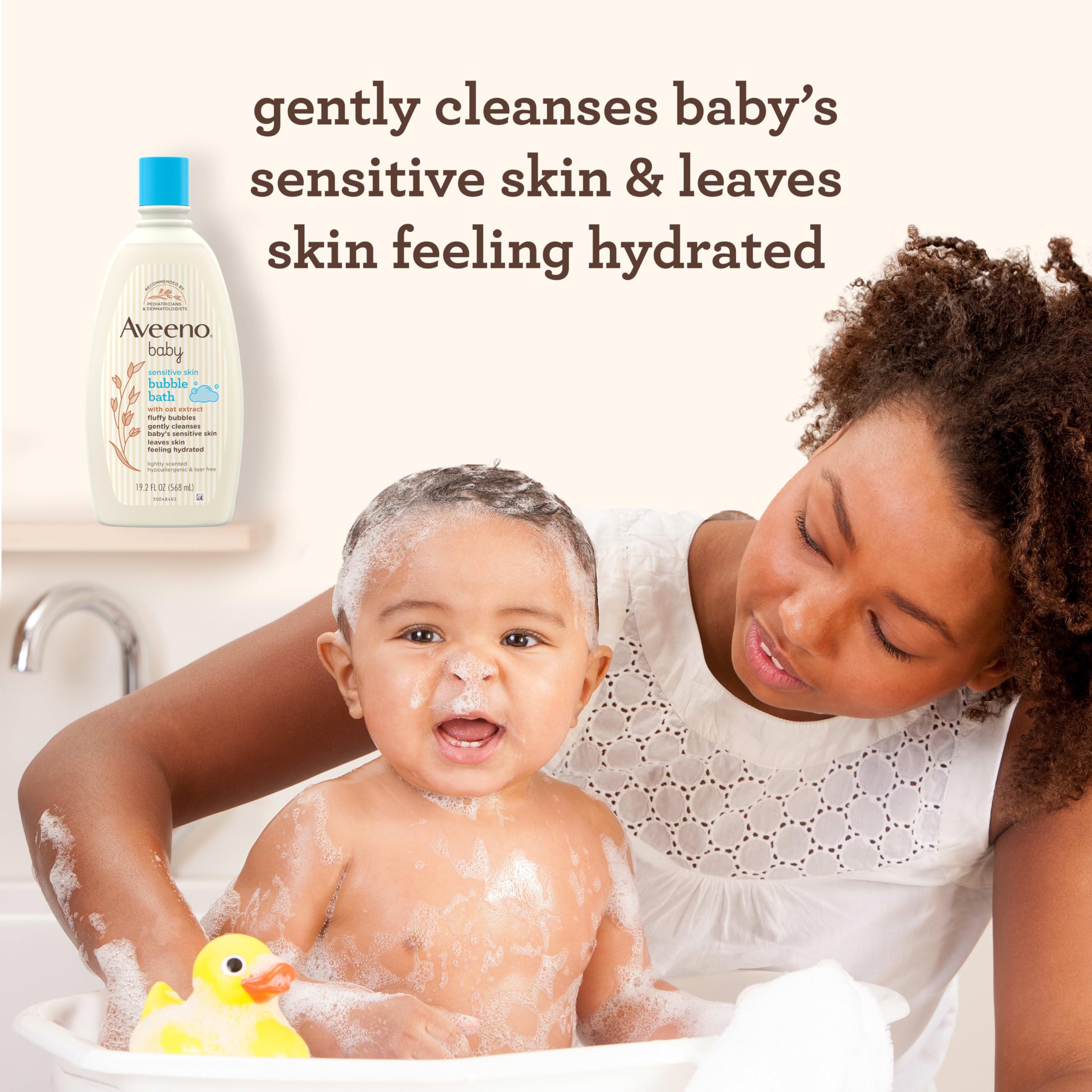 aveeno-baby-sensitive-skin-bubble-bath-with-oat-extract-gently-cleanses-and-hydr image 4