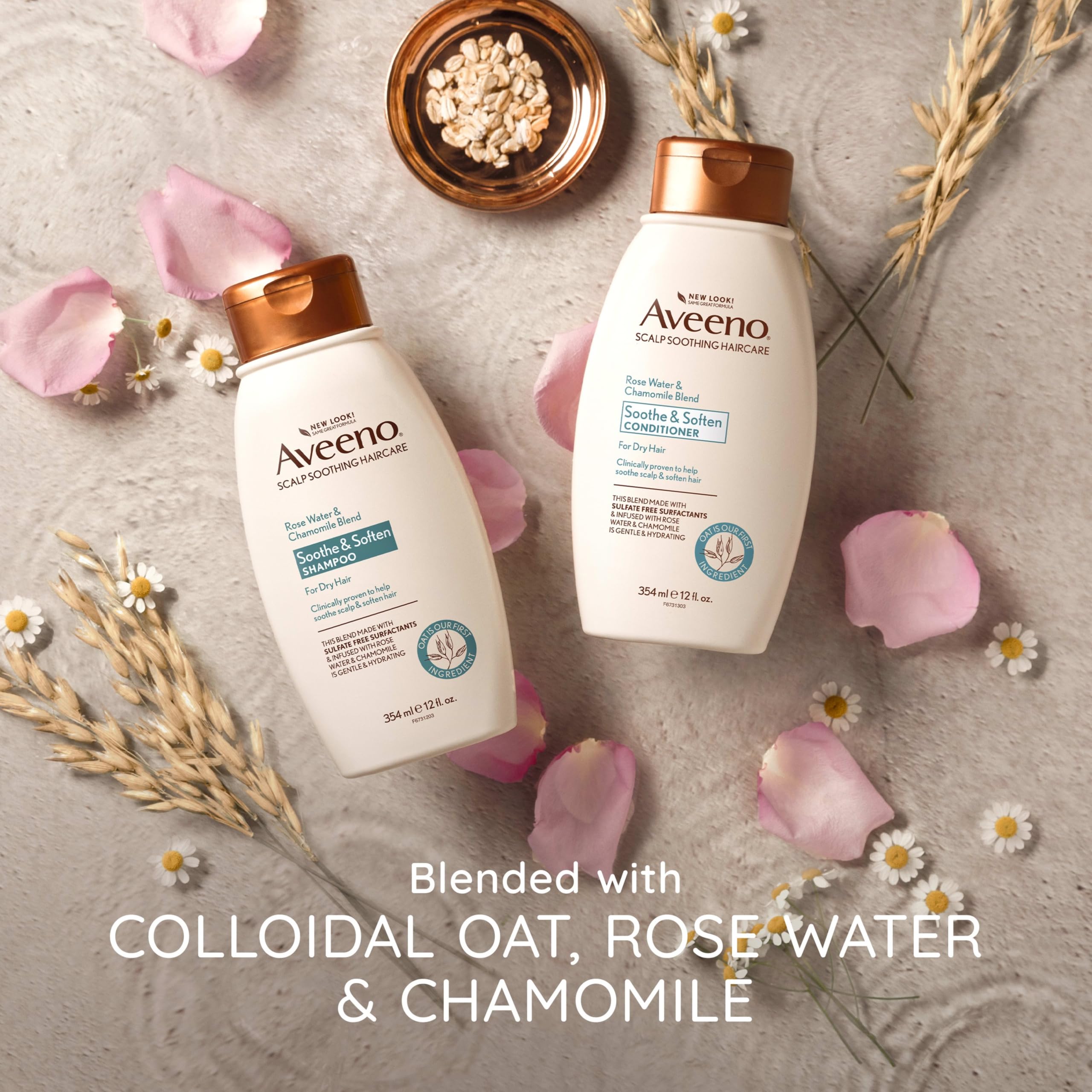 aveeno-rose-water-chamomile-shampoo-for-dry-hair-hydrating-12-fl-oz image 5