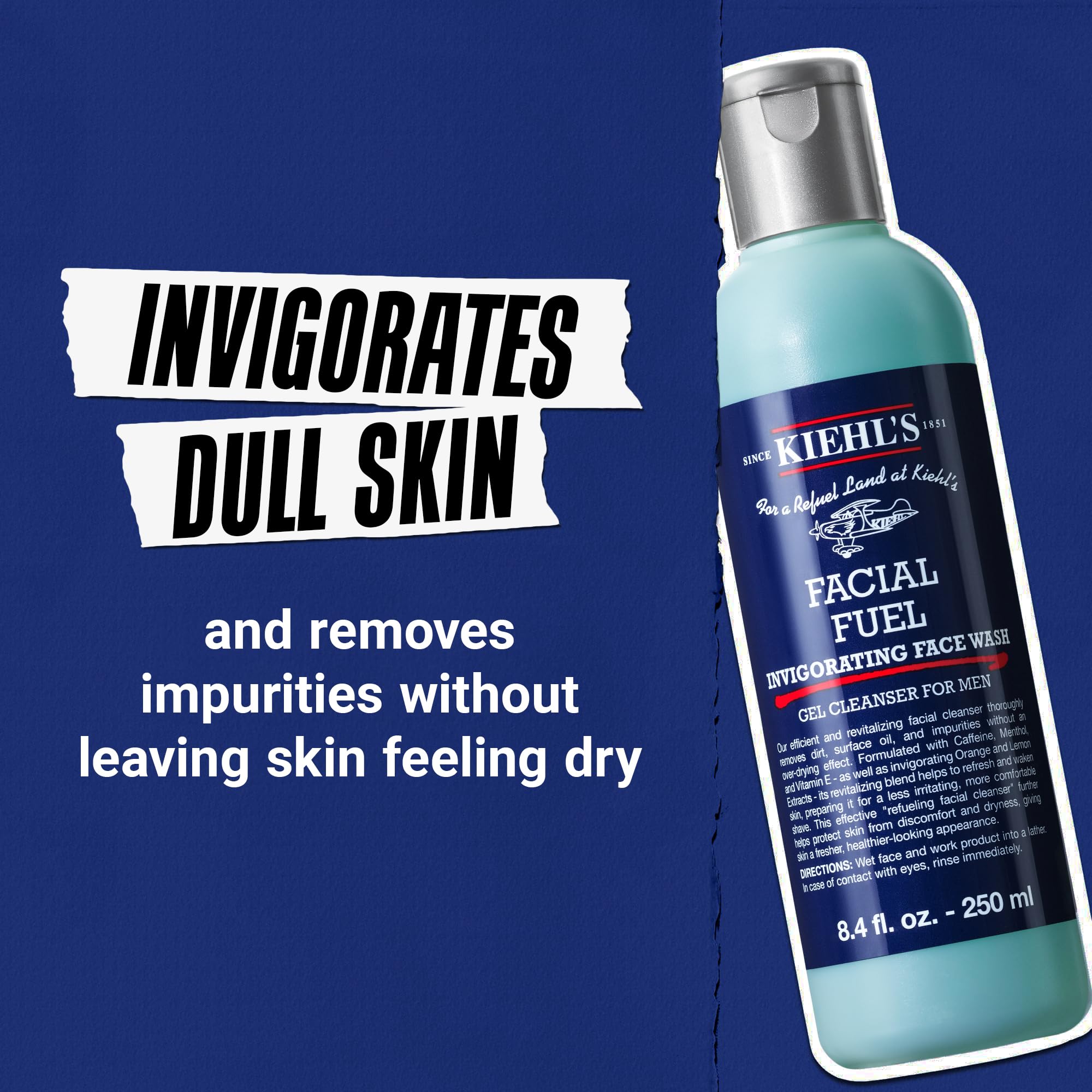 kiehl-s-facial-fuel-face-wash-refreshing-invigorating-men-s-gel-cleanser-with-ca image 3