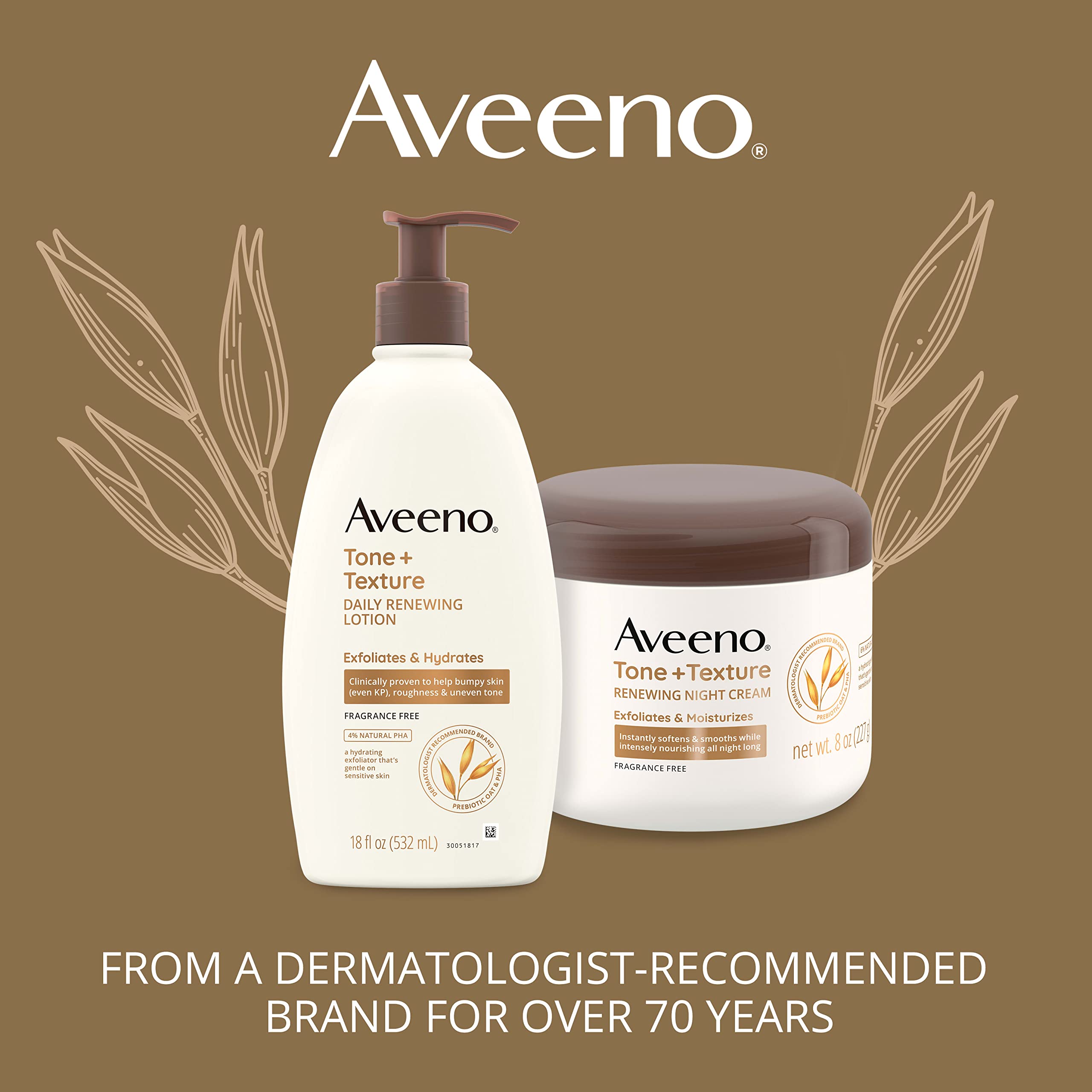 aveeno-tone-texture-renewing-body-night-cream-with-prebiotic-oat-8-oz image 6