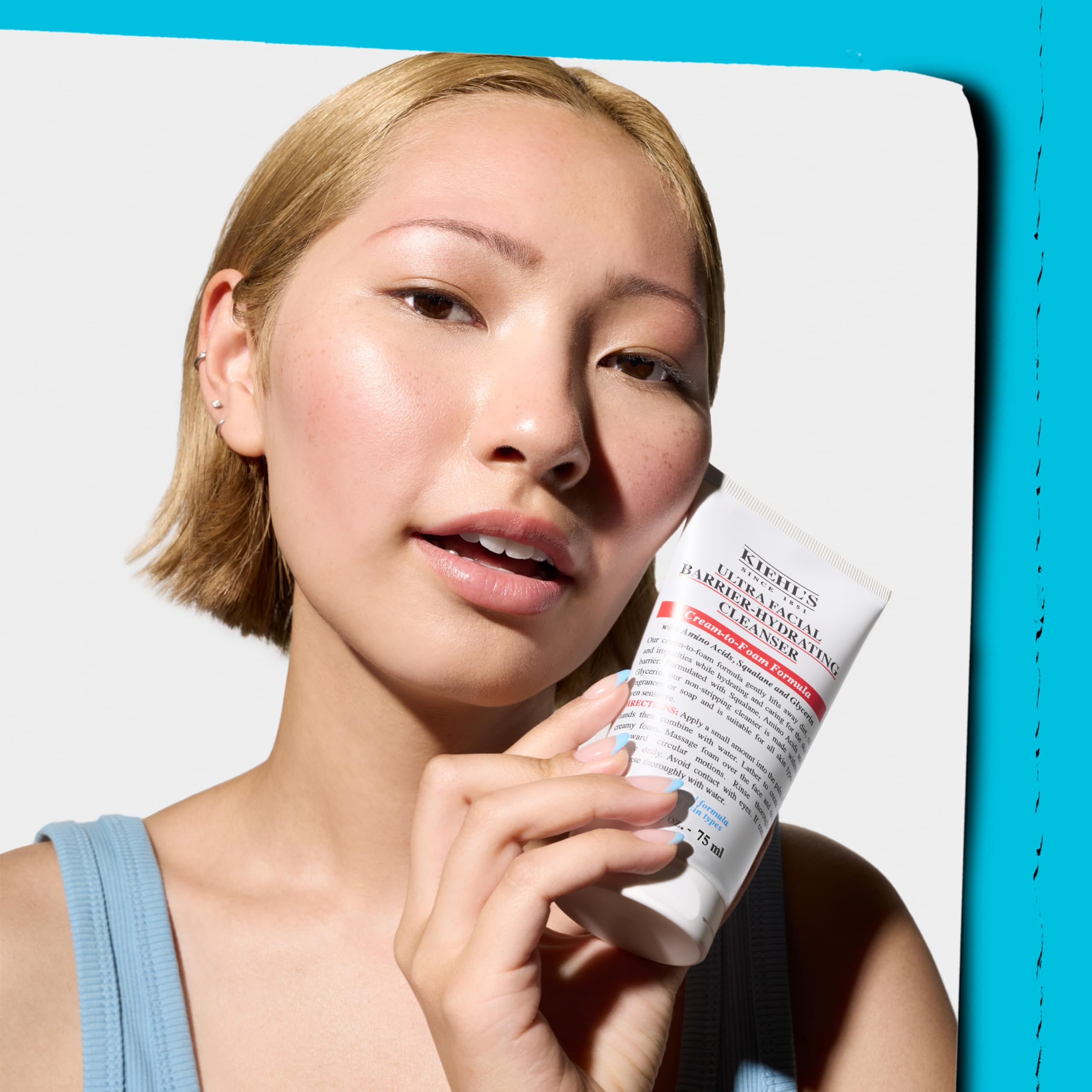 kiehl-s-ultra-facial-barrier-hydrating-cleanser-cream-to-foam-non-stripping-dail image 8
