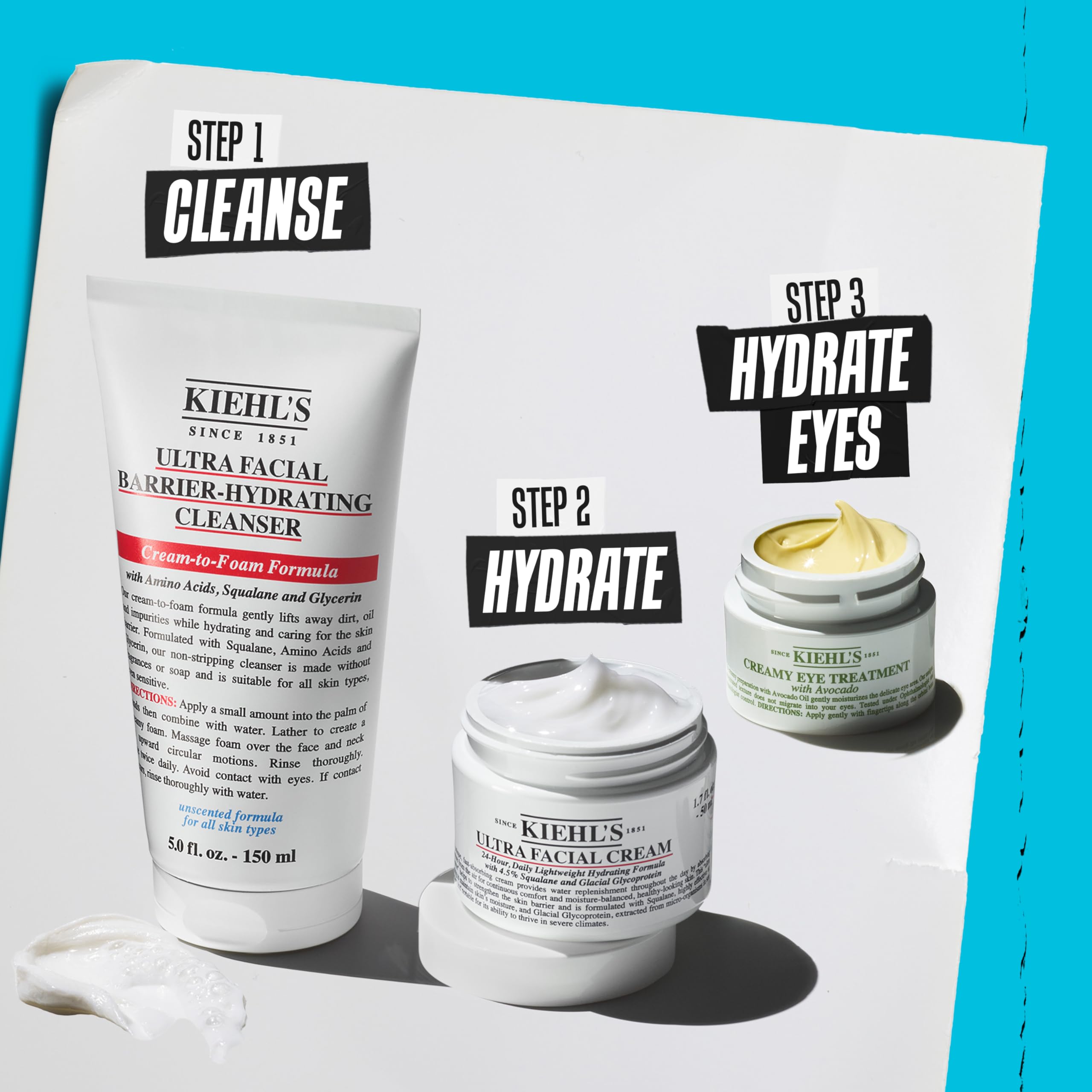 kiehl-s-ultra-facial-barrier-hydrating-cleanser-cream-to-foam-non-stripping-dail image 6