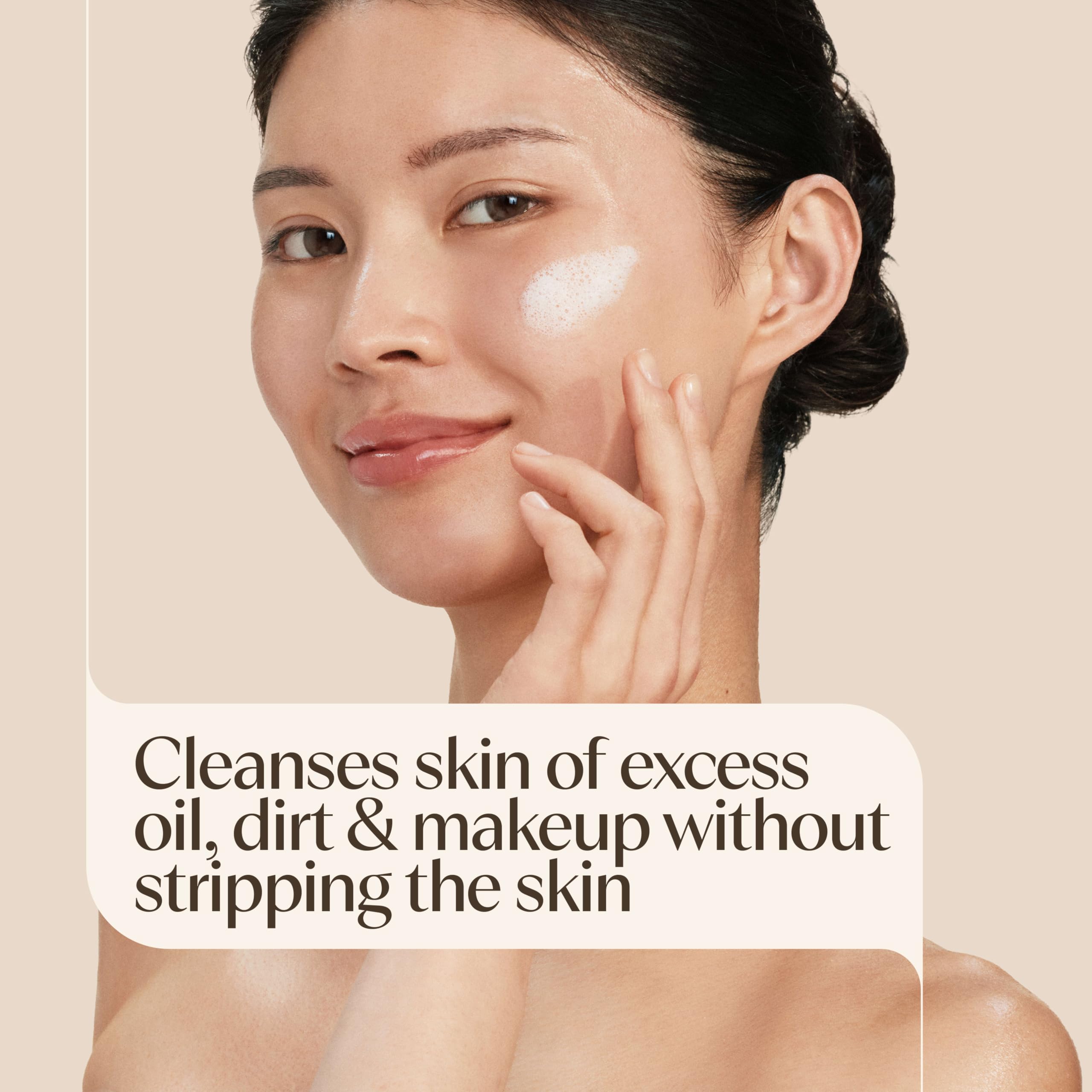 aveeno-daily-foaming-gel-facial-cleanser-prebiotic-oat-niacinamide-fragrance-fre image 2