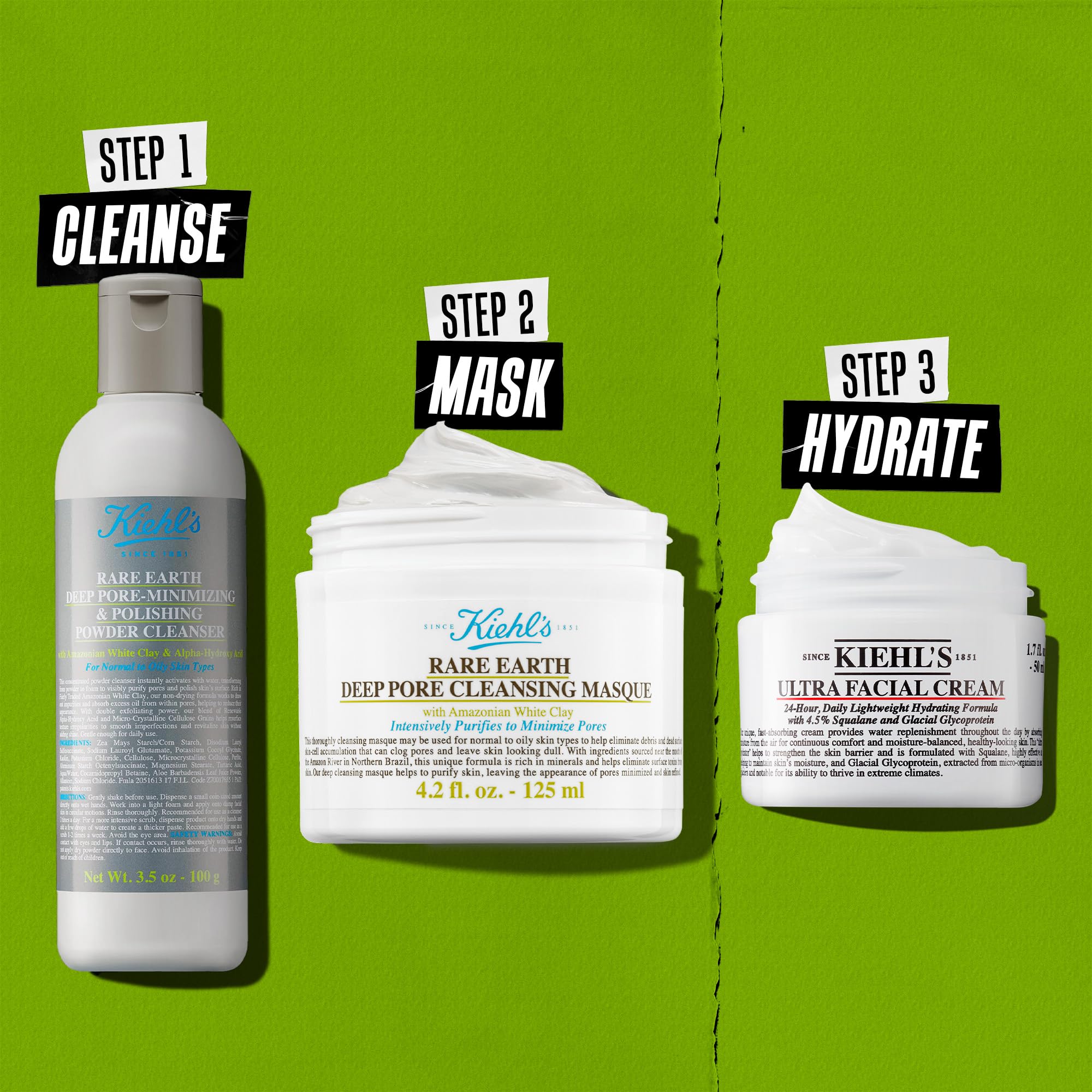 kiehl-s-rare-earth-deep-pore-cleansing-face-mask-pore-minimizing-clay-mask-with- image 8