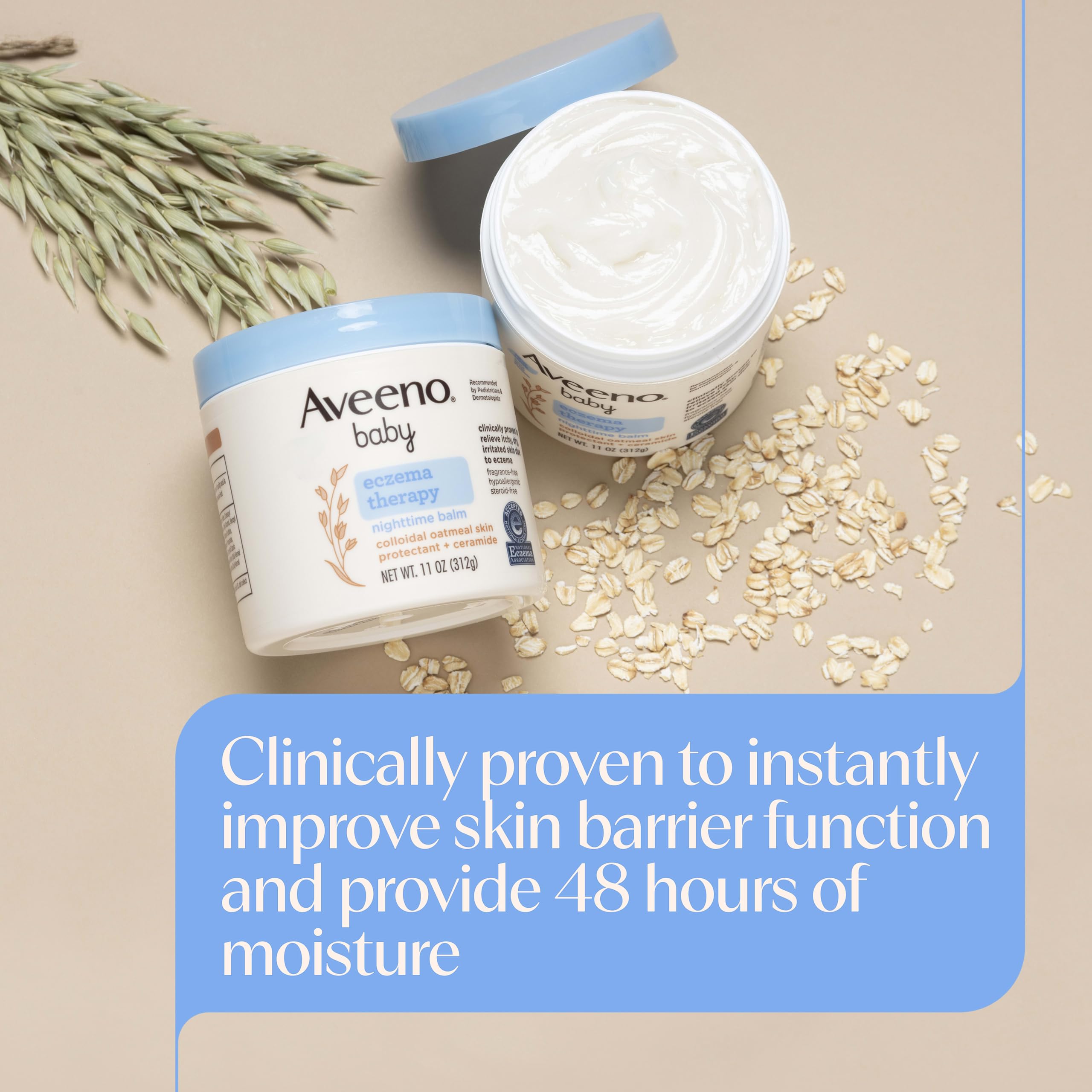 aveeno-baby-eczema-therapy-nighttime-body-balm-11-oz-colloidal-oat-ceramide-for- image 4