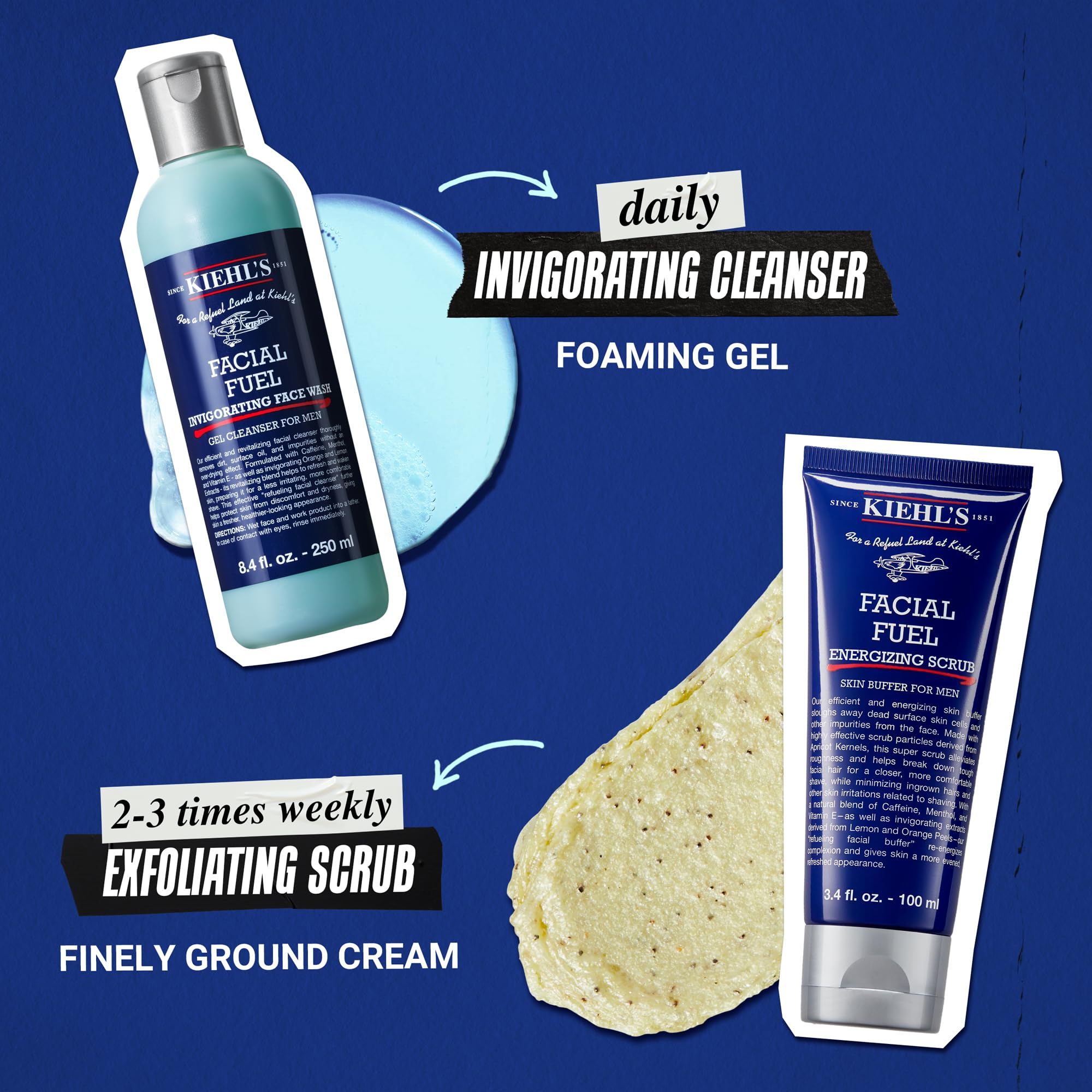 kiehl-s-facial-fuel-face-wash-refreshing-invigorating-men-s-gel-cleanser-with-ca image 8