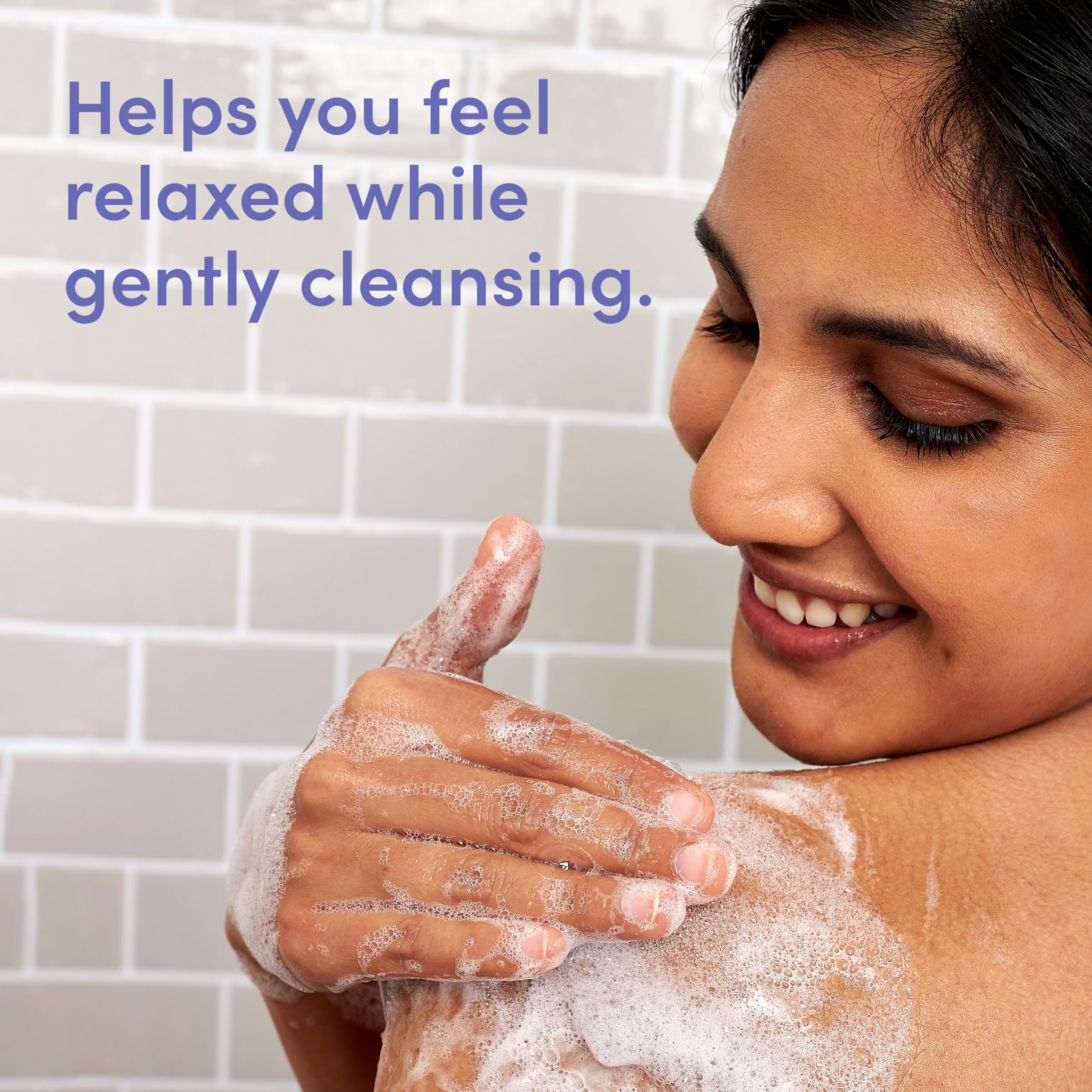 aveeno-stress-relief-body-wash-with-nourishing-oat-lavender-scent-for-sensitive- image 3