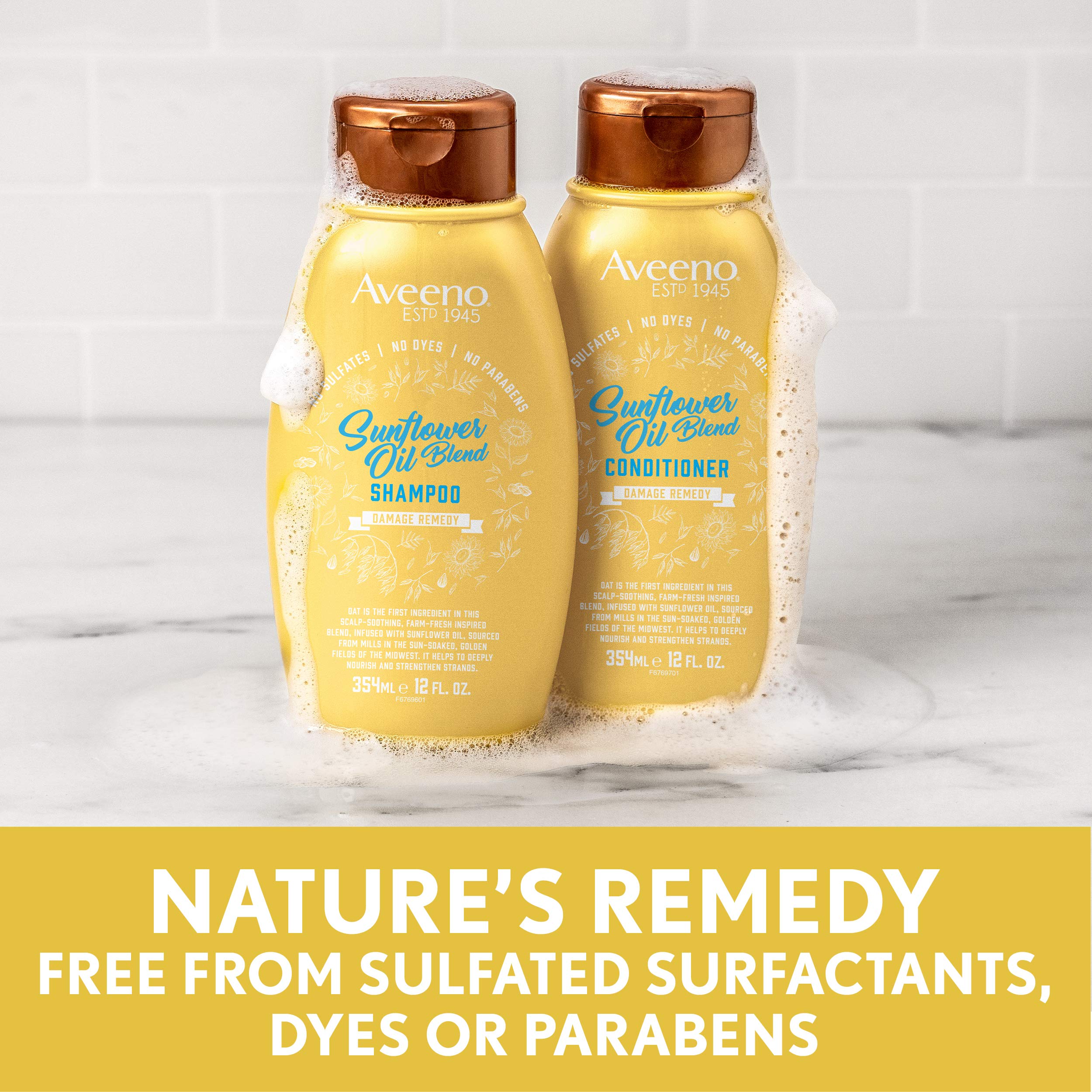 aveeno-sunflower-oil-blend-conditioner-for-dry-damaged-hair-dye-free-paraben-fre image 7