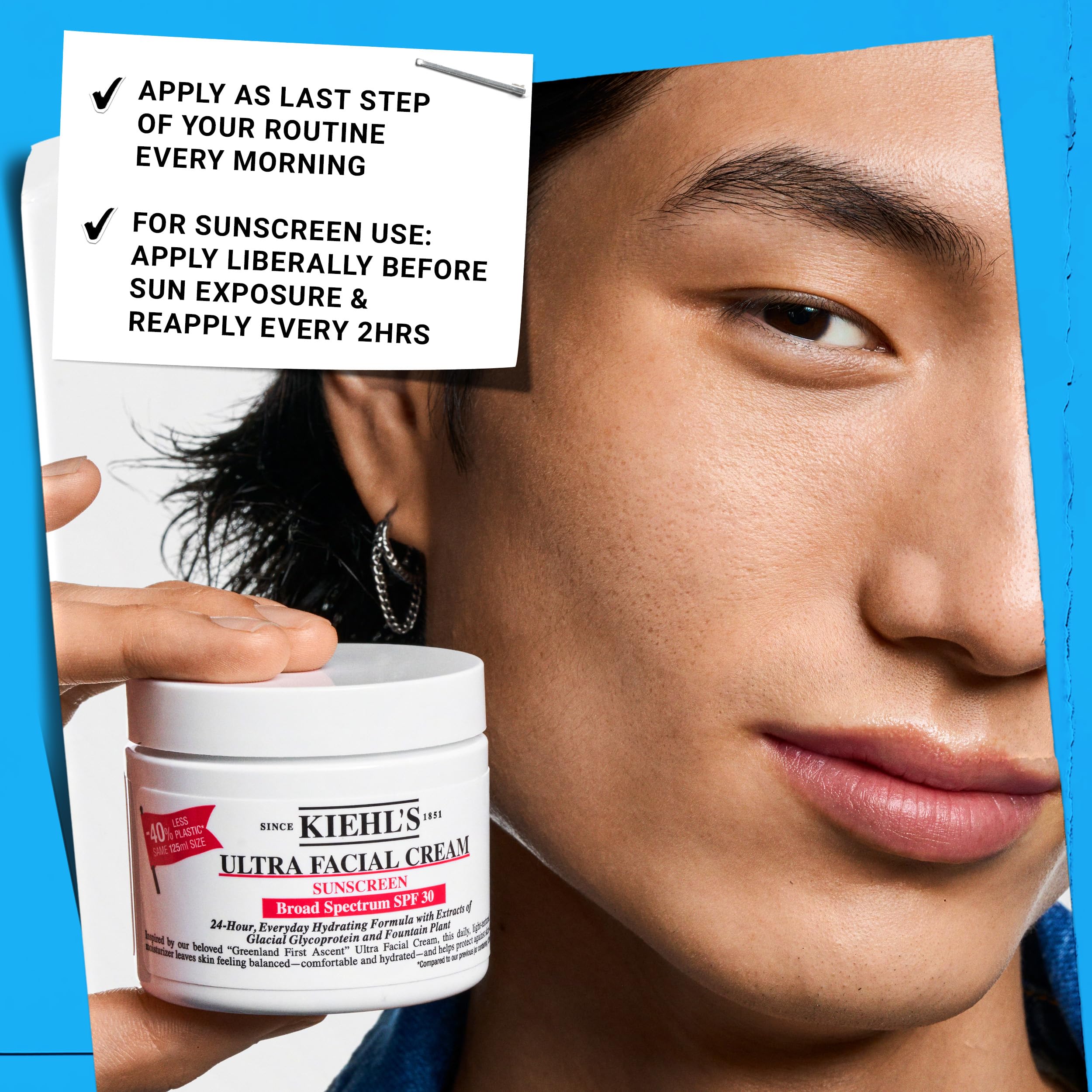 kiehl-s-ultra-facial-cream-with-spf-30-lightweight-daily-moisturizer-for-all-ski image 8