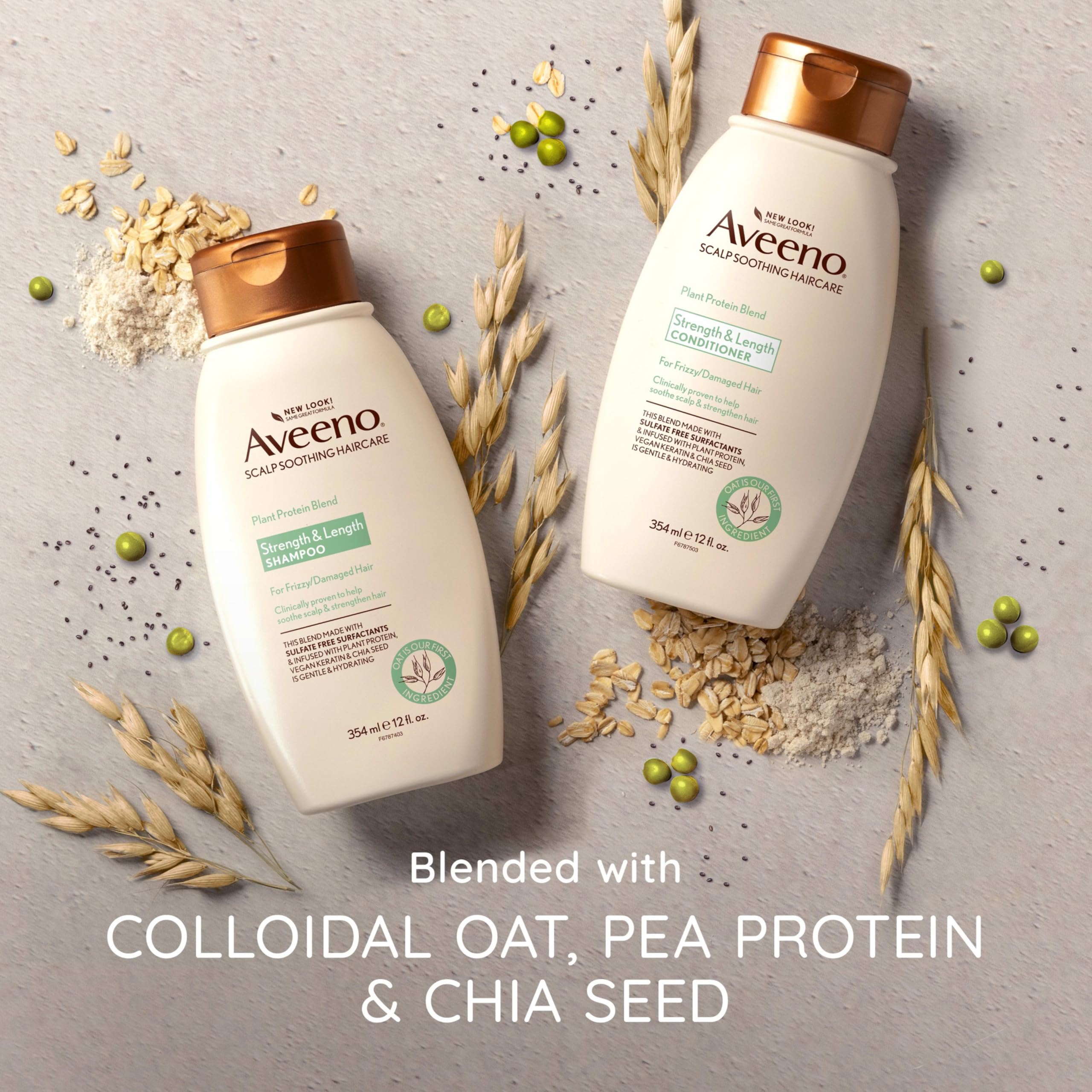 aveeno-strength-length-plant-protein-blend-conditioner-vegan-formula-for-strong- image 5