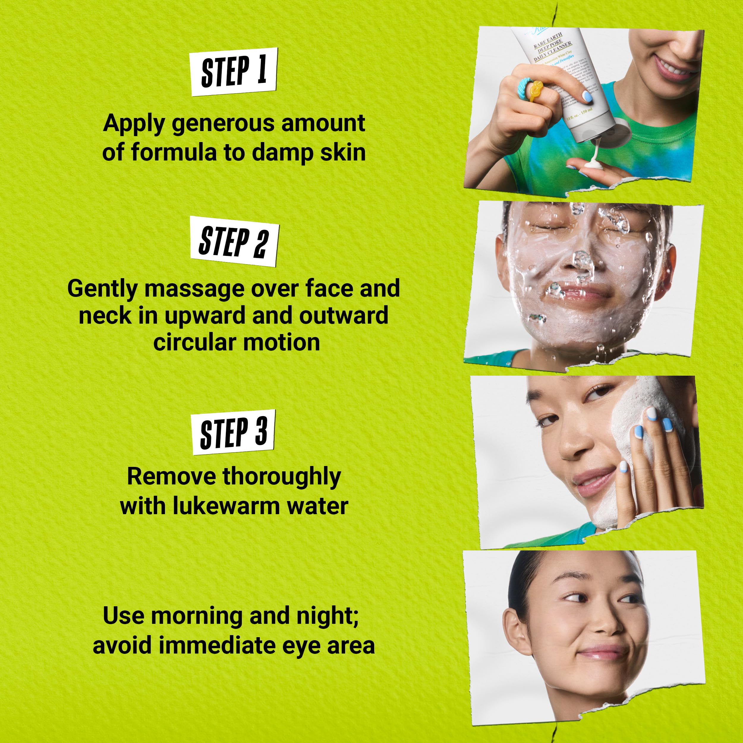 kiehl-s-rare-earth-deep-pore-daily-cleanser-gentle-exfoliating-face-wash-for-oil image 5