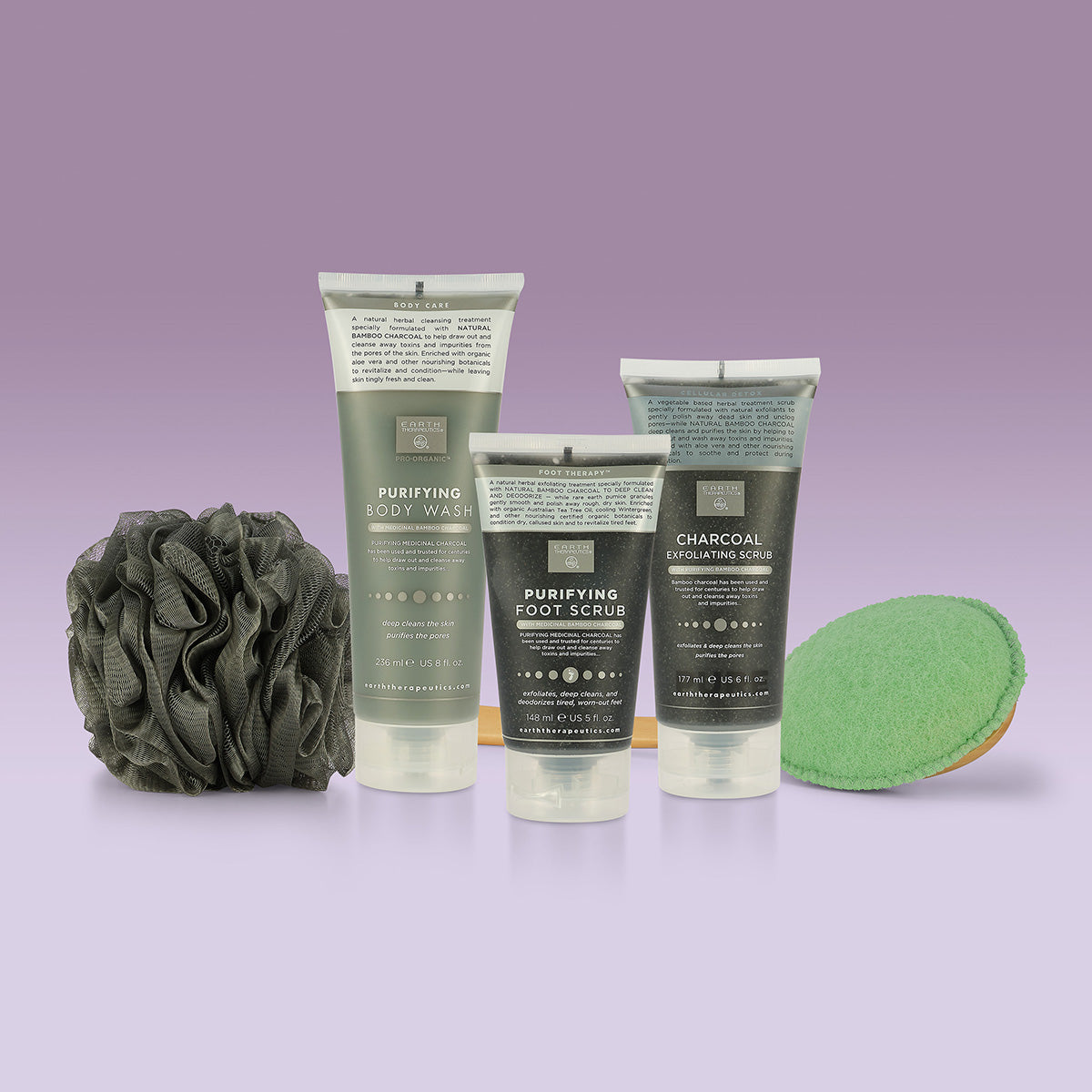 earth-therapeutics-charcoal-exfoliating-scrub-bamboo-charcoal-body-scrub-for-dee image 3