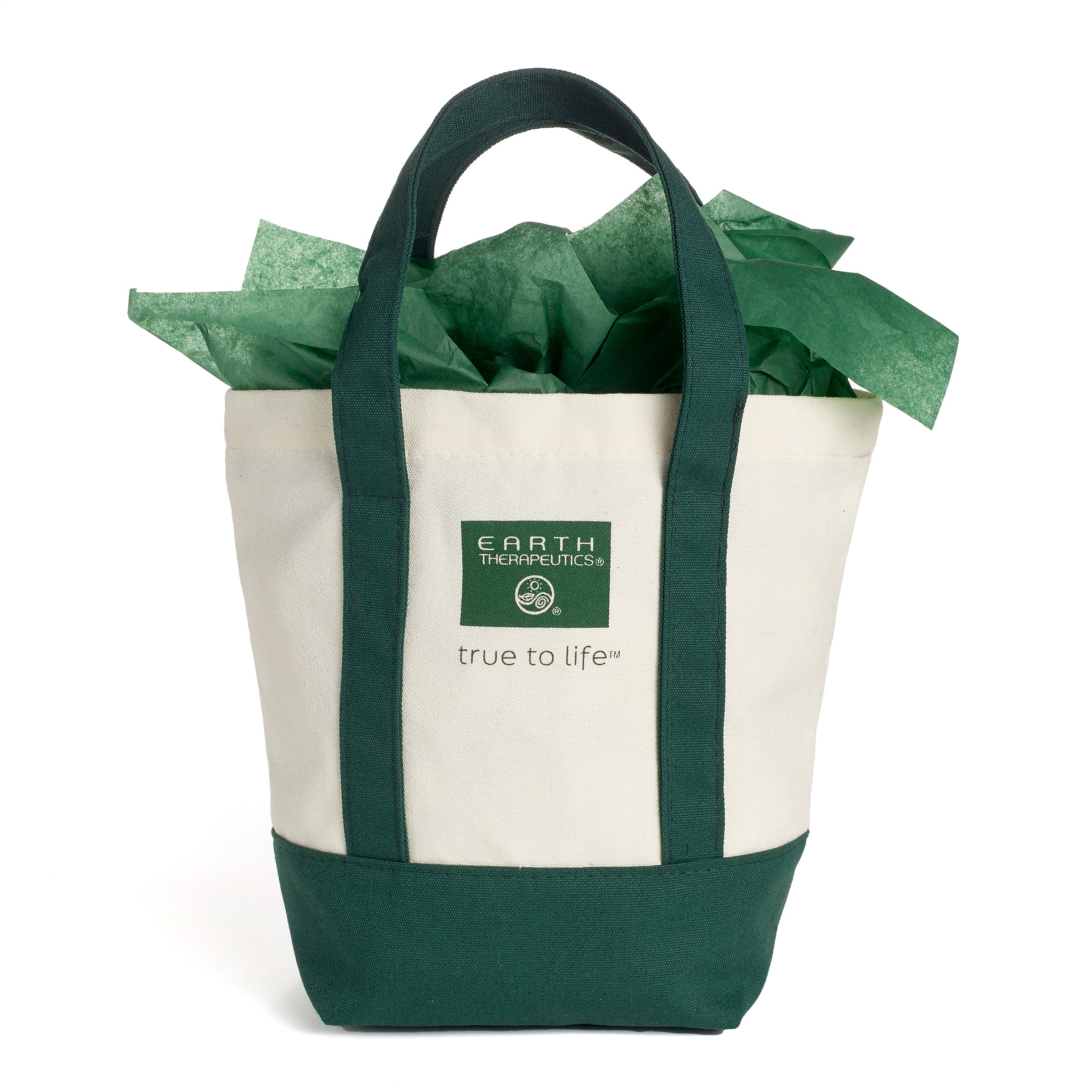 earth-therapeutics-mini-tote-bag-reusable-canvas-gift-tote-eco-friendly-carryall image 8