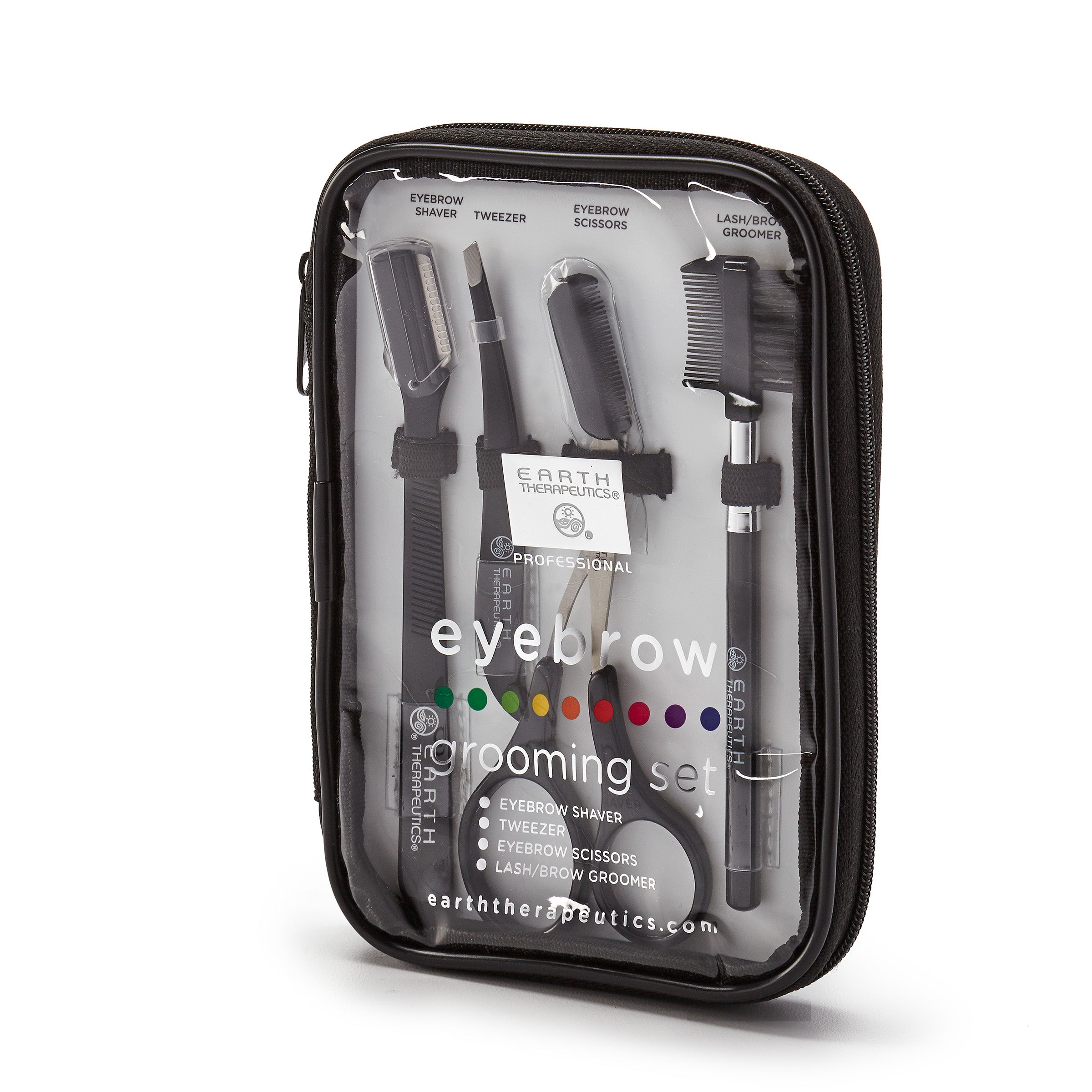 earth-therapeutics-eyebrow-grooming-set-4-piece-shaper-tweezers-scissors-more-in image 1