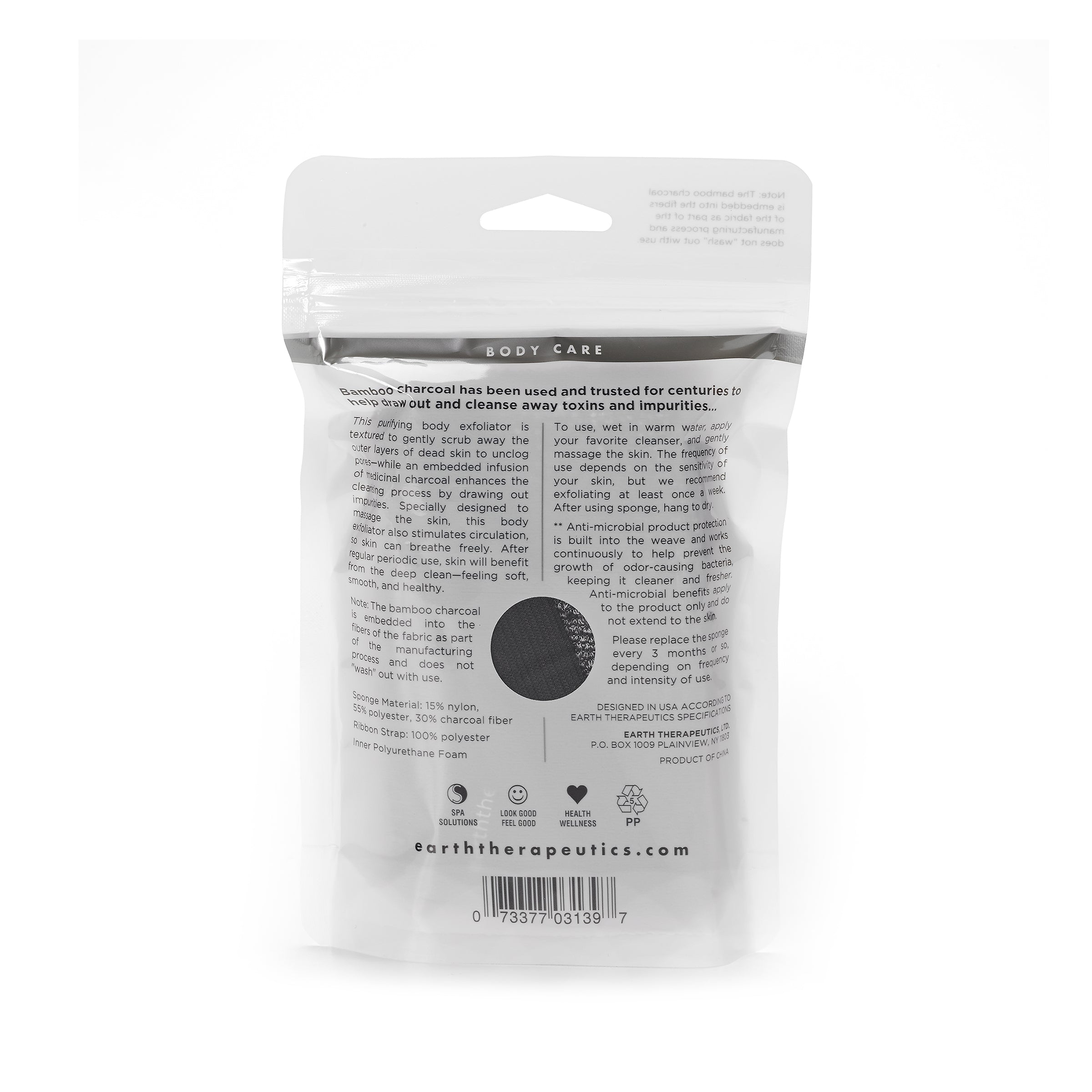 earth-therapeutics-charcoal-exfoliating-sponge-rectangular image 4
