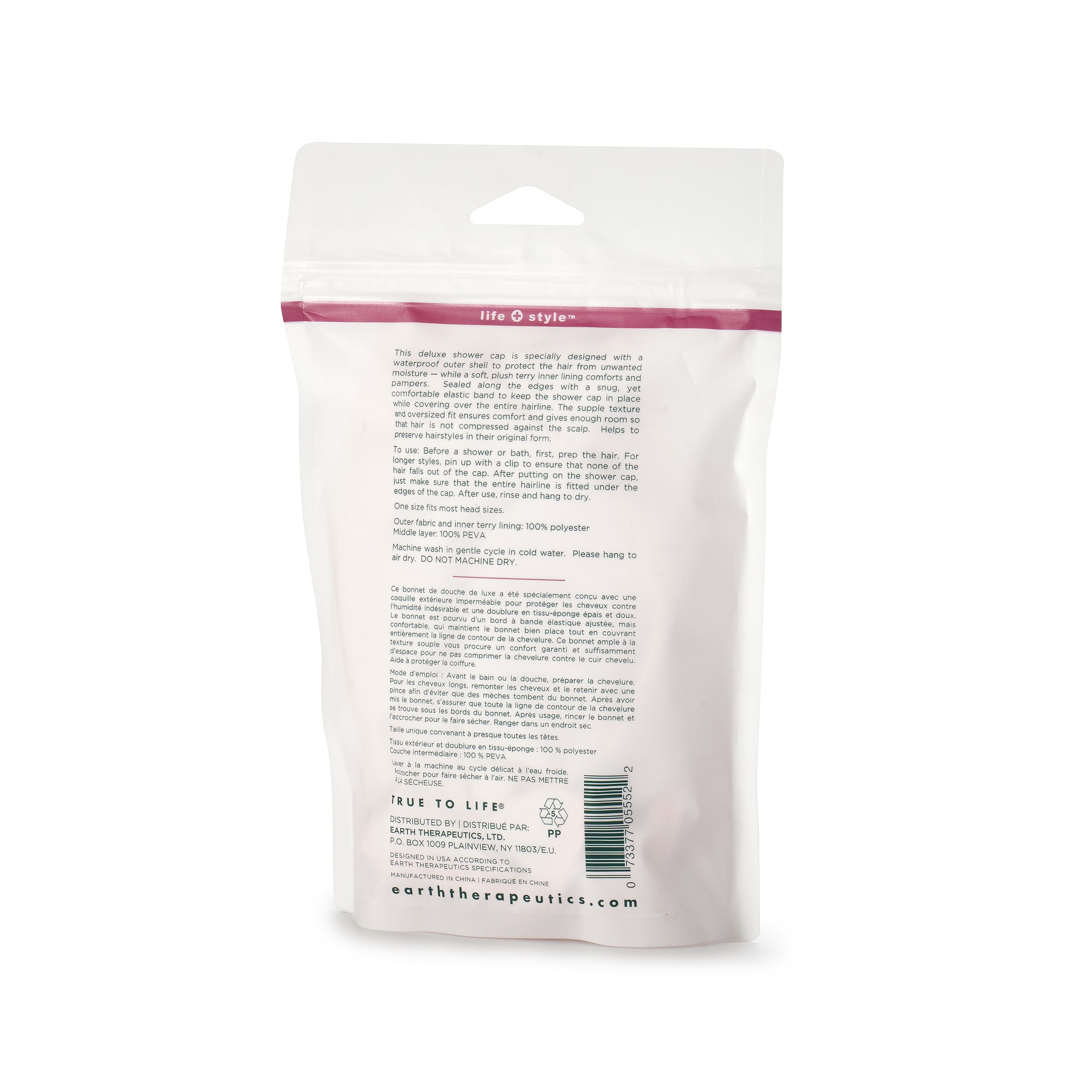 earth-therapeutics-deluxe-shower-cap image 4