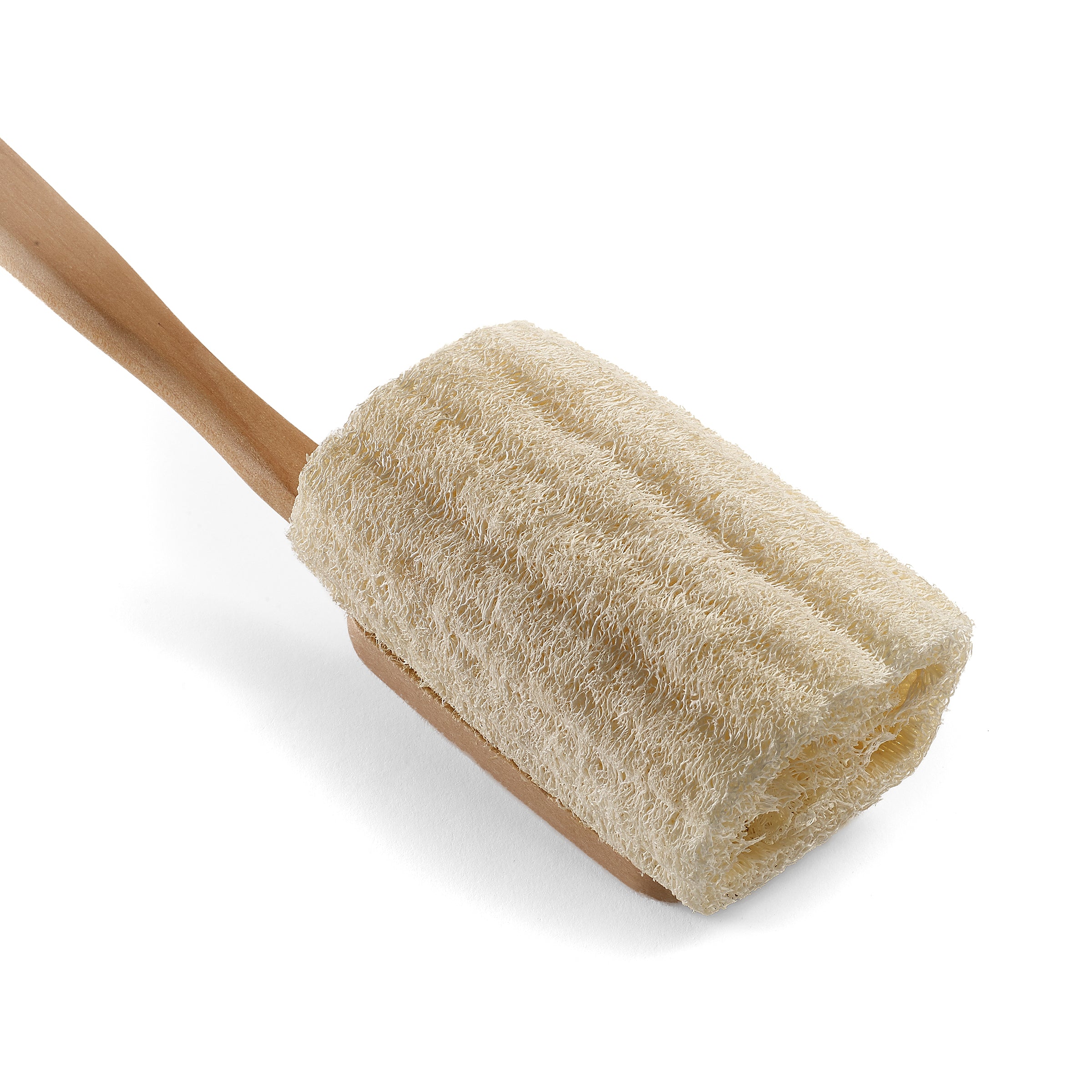 earth-therapeutics-loofah-back-massager-brush-with-wooden-handle-natural-exfolia image 6