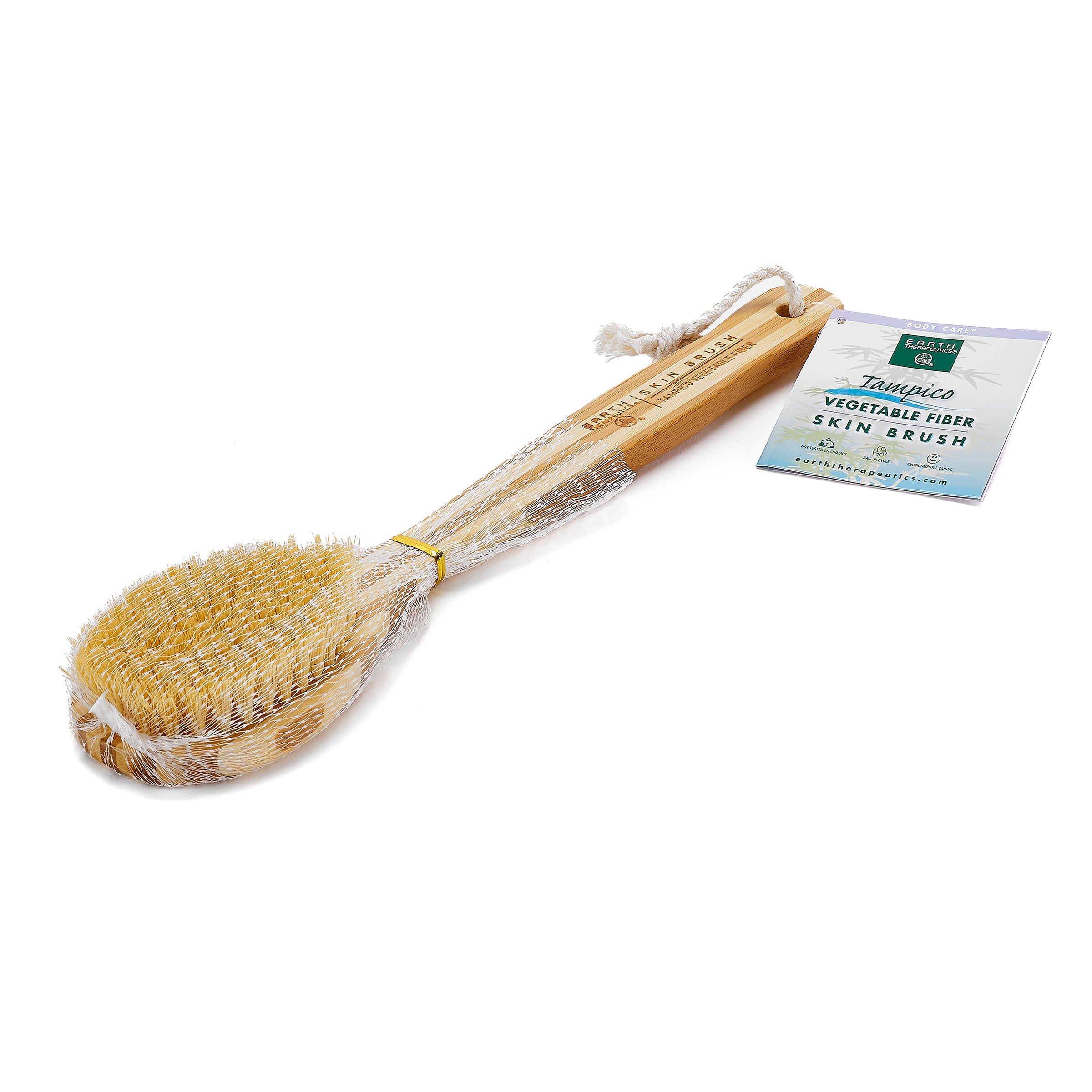 earth-therapeutics-tampico-vegetable-brush-medium-bristle image 2