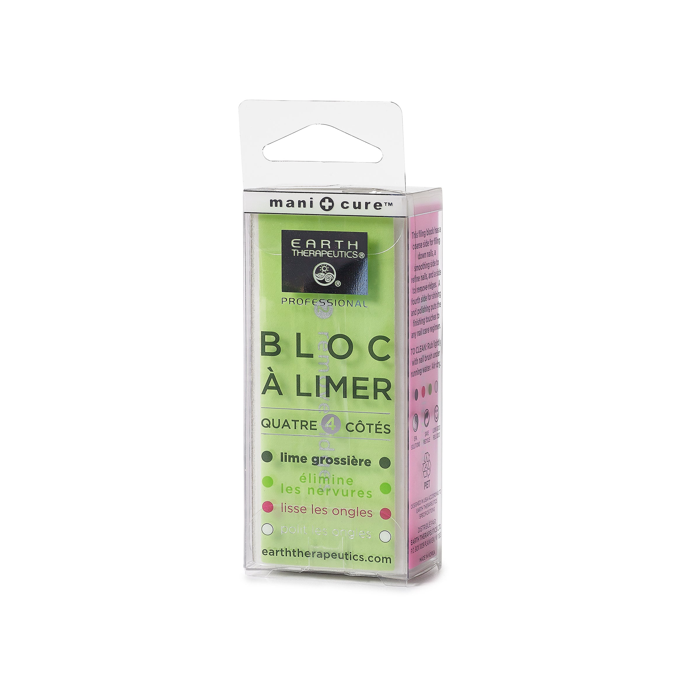 earth-therapeutics-four-surface-filing-block-4-sided-nail-file-for-smoothing-rid image 4