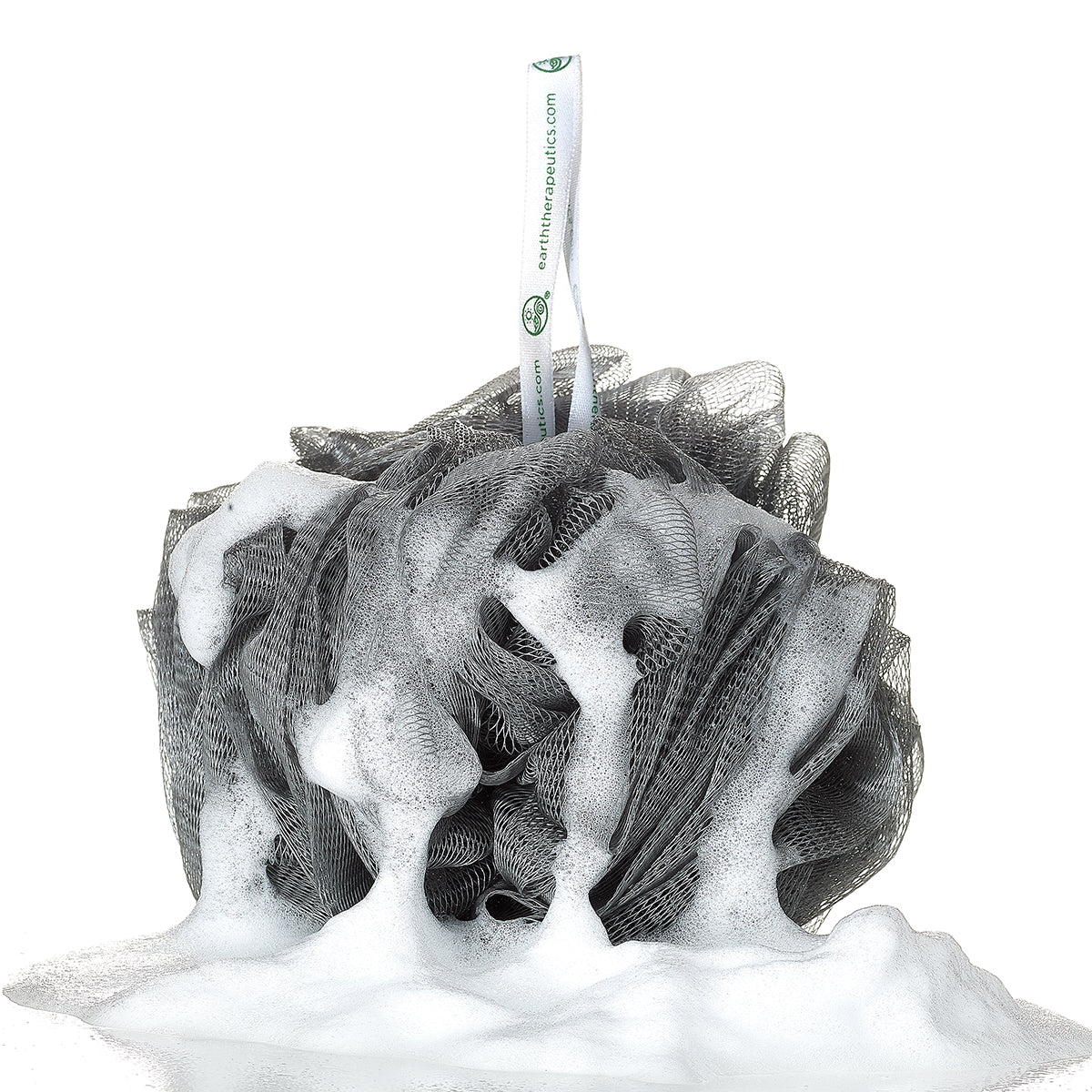 earth-therapeutics-charcoal-mesh-exfoliator-purifying-body-scrubber-with-bamboo- image 3