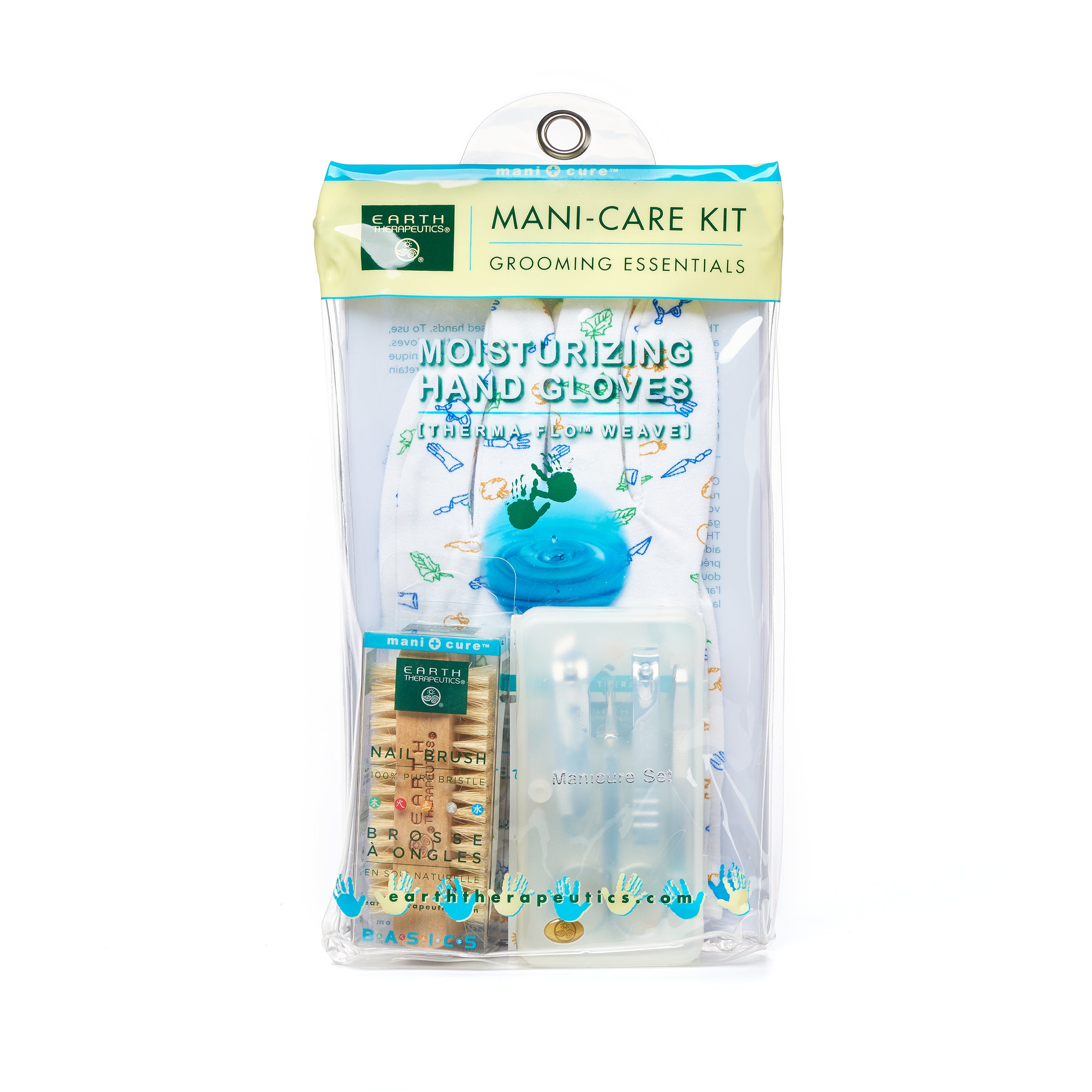 earth-therapeutics-mani-care-kit-moisturizing-gloves-nail-brush image 3