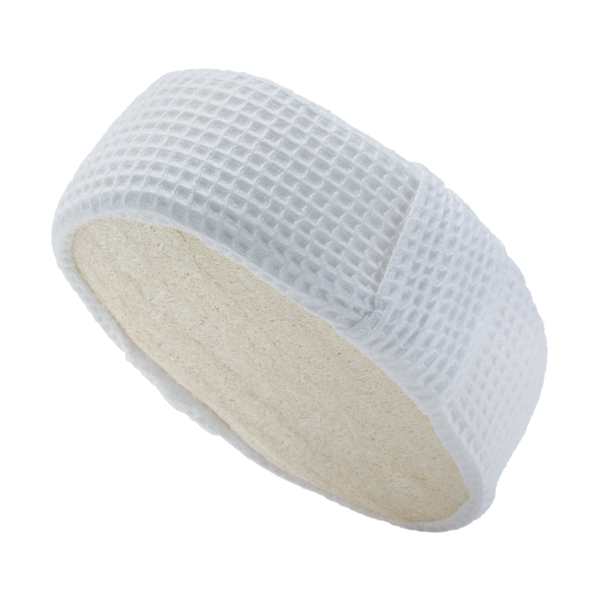 earth-therapeutics-loofah-waffle-puff-sponge-exfoliating-bath-sponge image 3