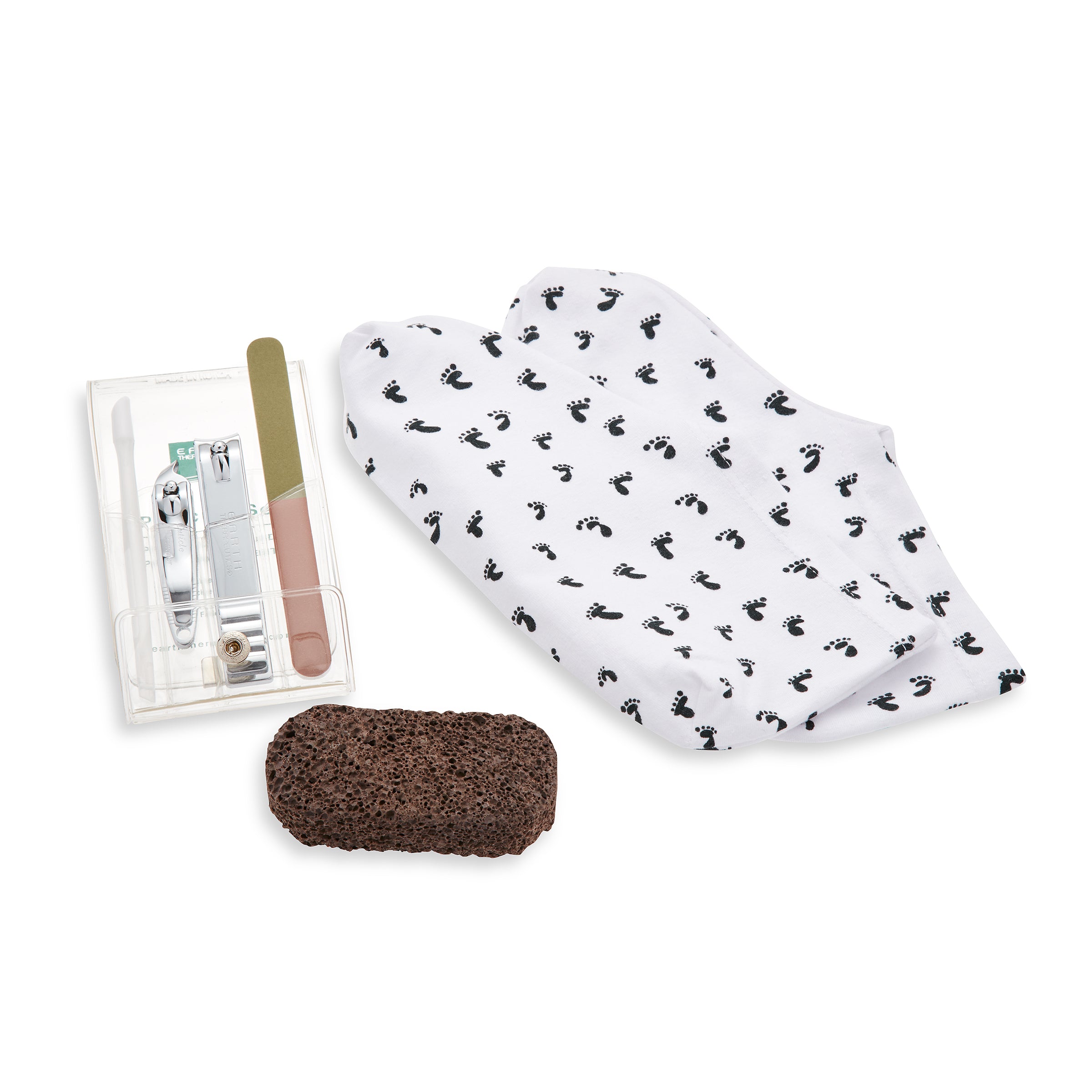 earth-therapeutics-pedi-care-kit-foot-grooming-set-with-moisturizing-socks-pumic image 2