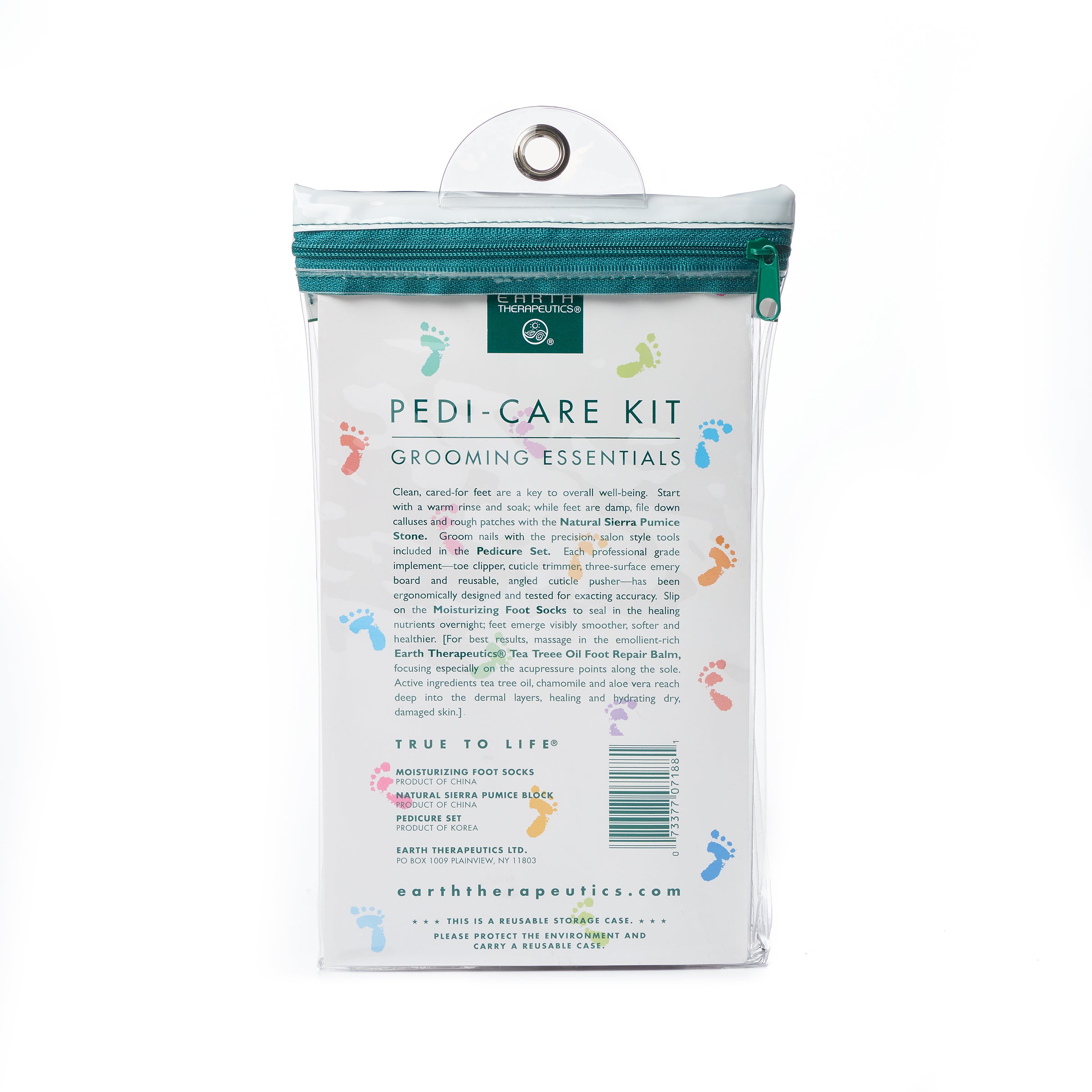 earth-therapeutics-pedi-care-kit-foot-grooming-set-with-moisturizing-socks-pumic image 4