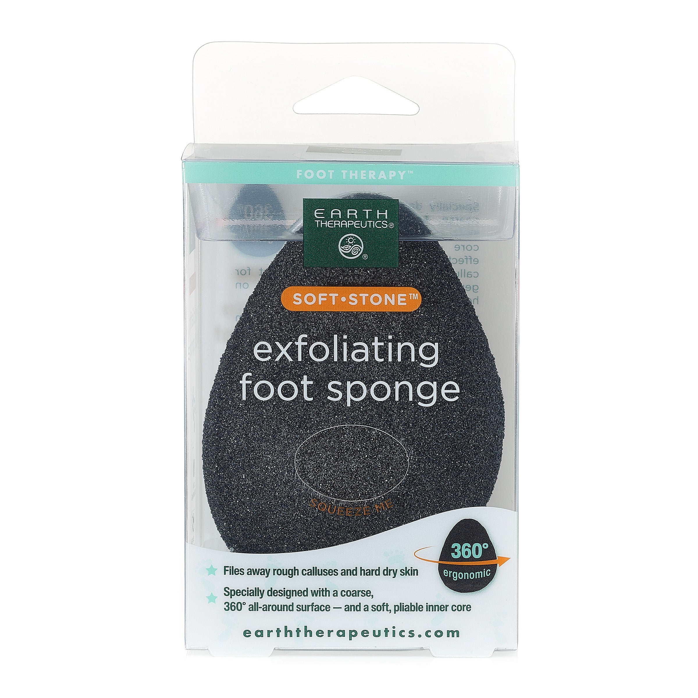 earth-therapeutics-soft-stone-exfoliating-foot-sponge-pumice-sponge-for-calluses image 1