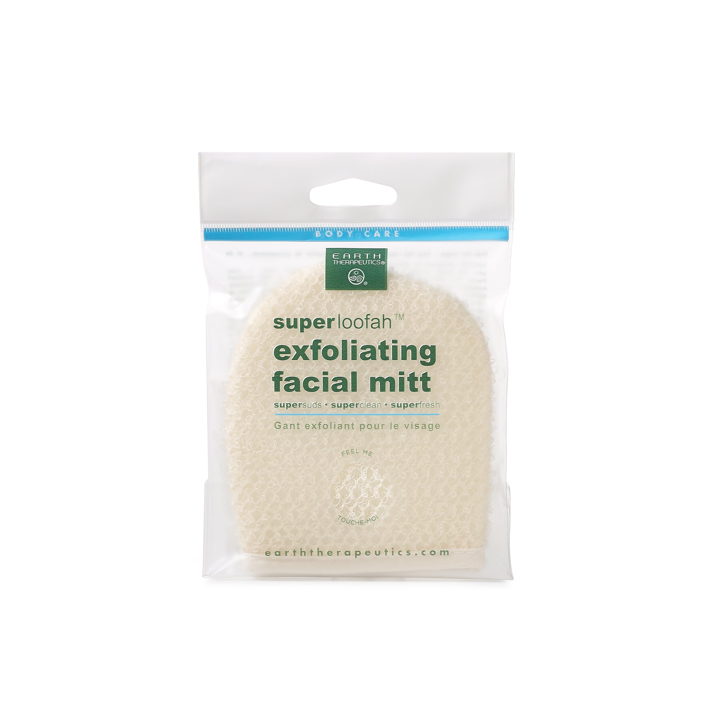 earth-therapeutics-super-loofah-exfoliating-facial-mitt image 1