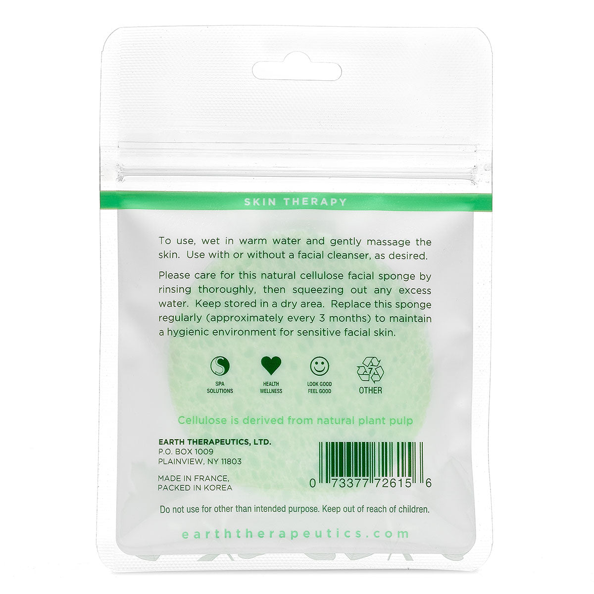earth-therapeutics-gentle-facial-cleansing-sponge-100-natural-cellulose image 2