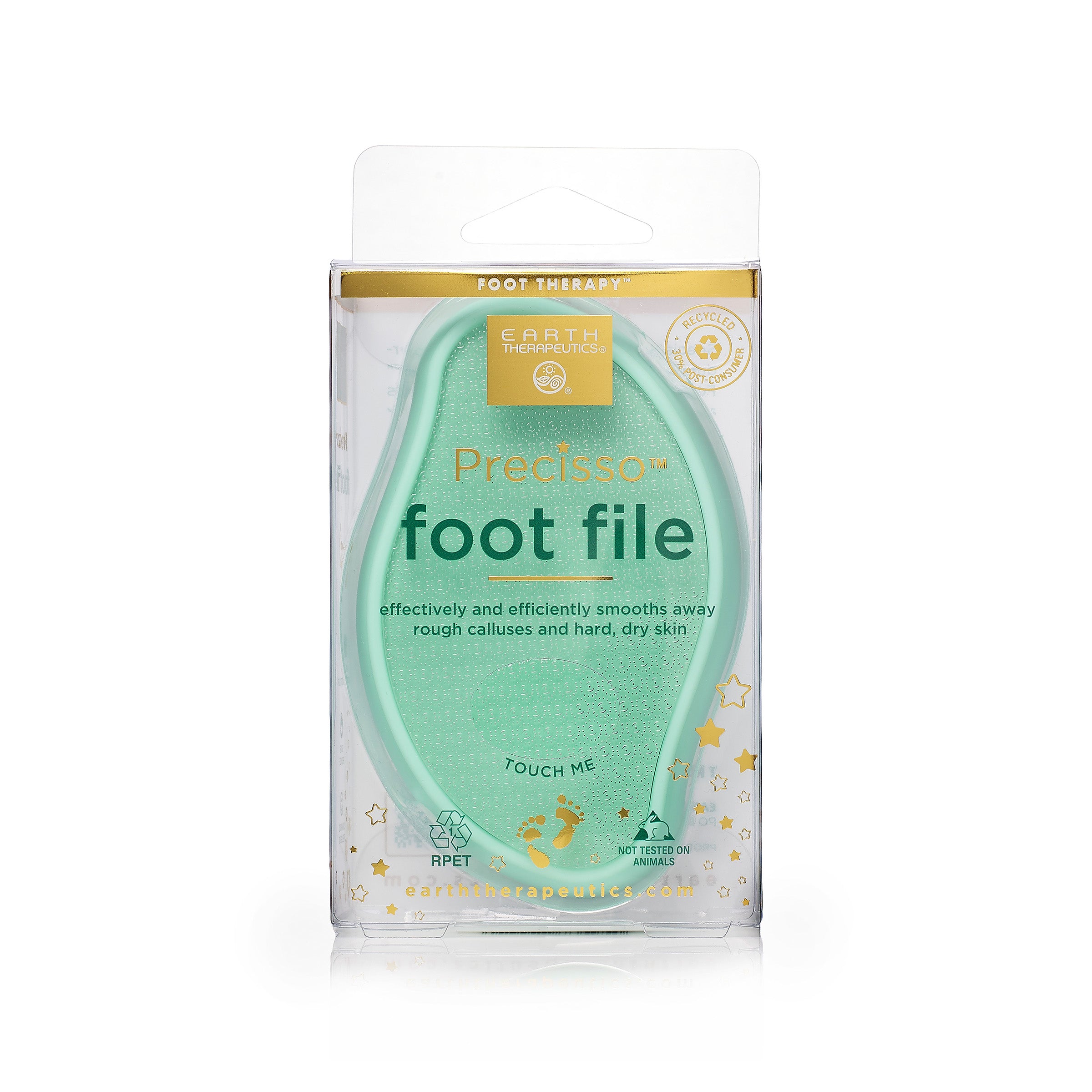 earth-therapeutics-precisso-foot-file-green-with-nano-glass-technology-self-edit image 2