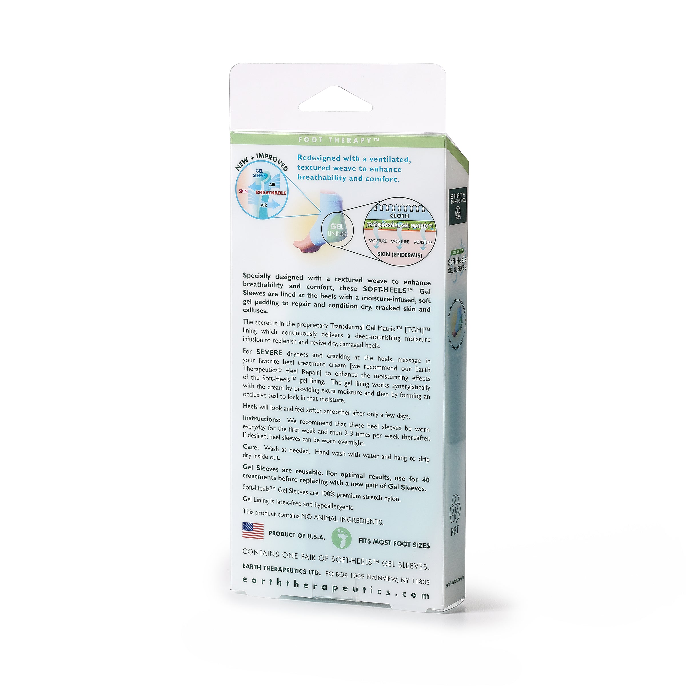 earth-therapeutics-soft-heels-gel-sleeves-intensive-moisture-for-cracked-heels image 3
